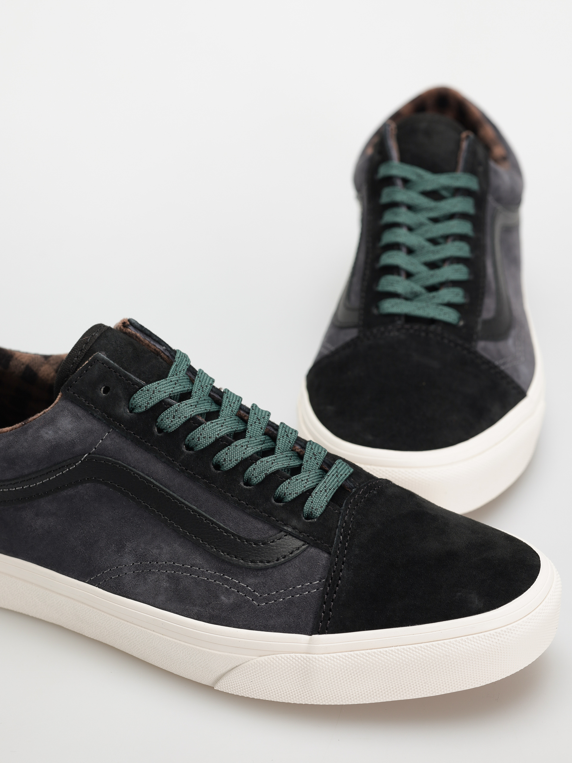 Topánky Vans Old Skool (pig suede plaid gray/black)