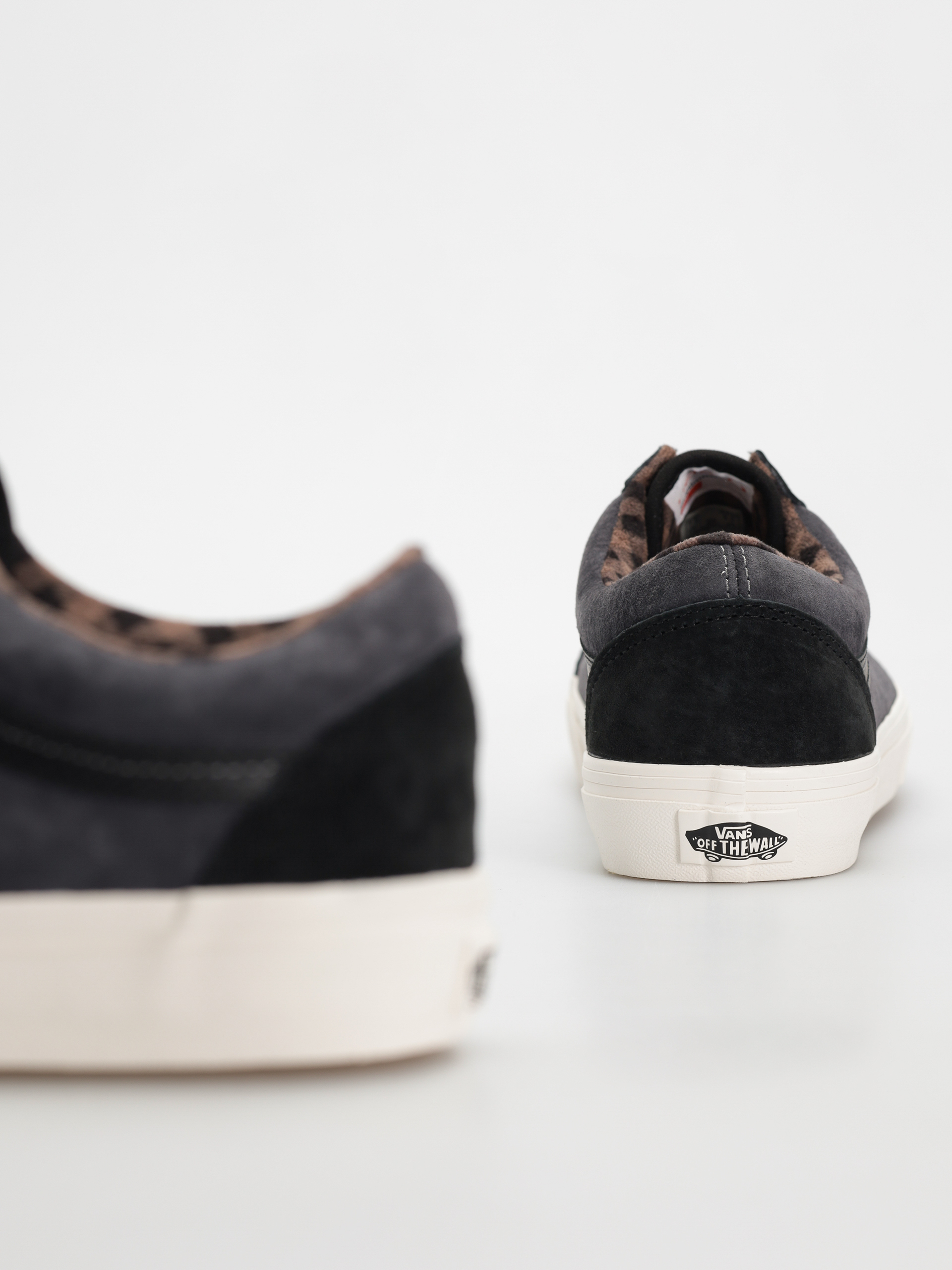 Topánky Vans Old Skool (pig suede plaid gray/black)