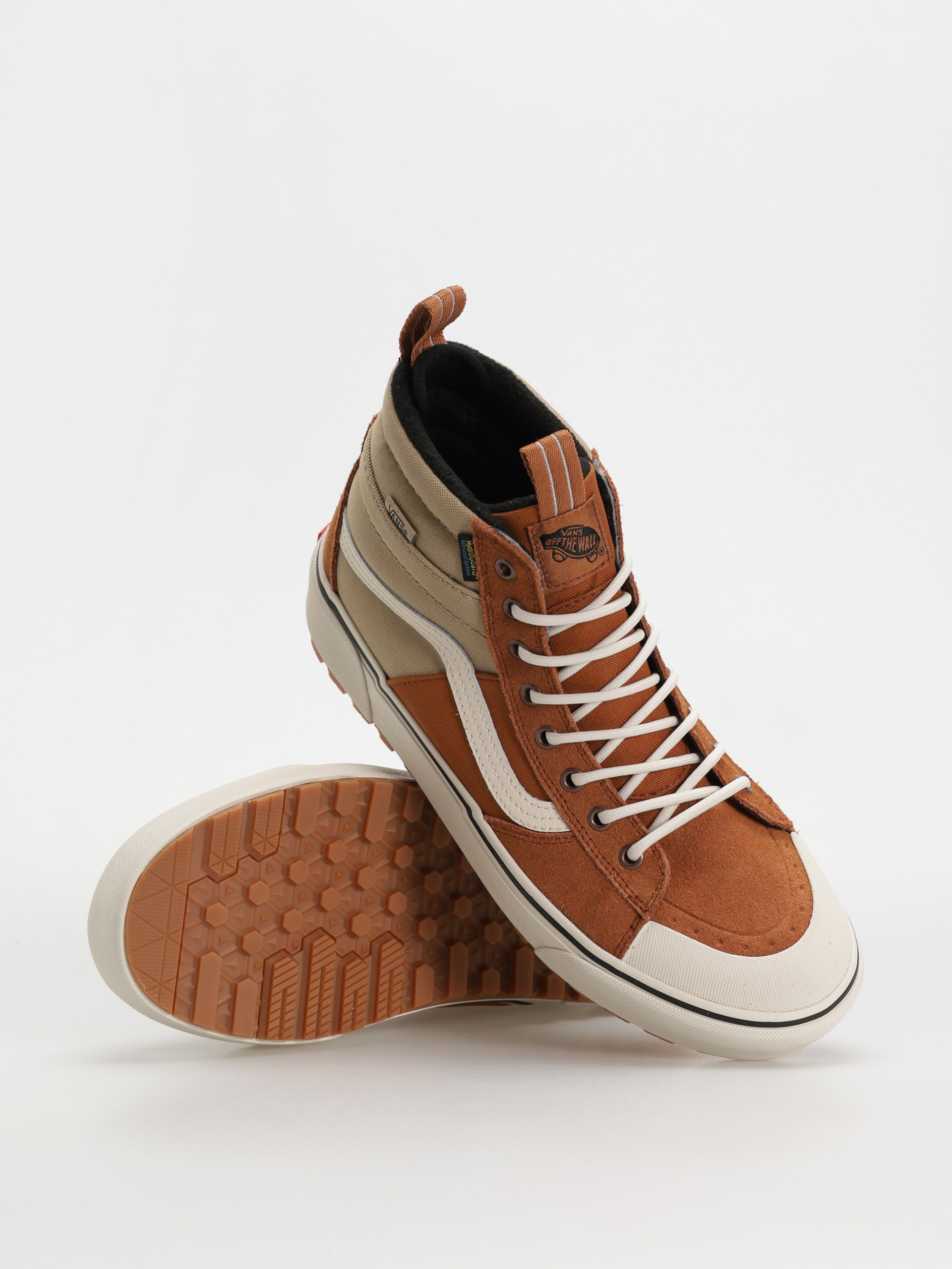 Topánky Vans Sk8 Hi Waterproof MTE (glazed ginger/marshmallow)