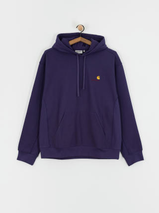 Mikina s kapucňou Carhartt WIP American Script HD (aura)