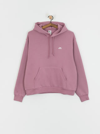 Mikina s kapucňou Nike SB Essential Logo HD (plum dust/white)