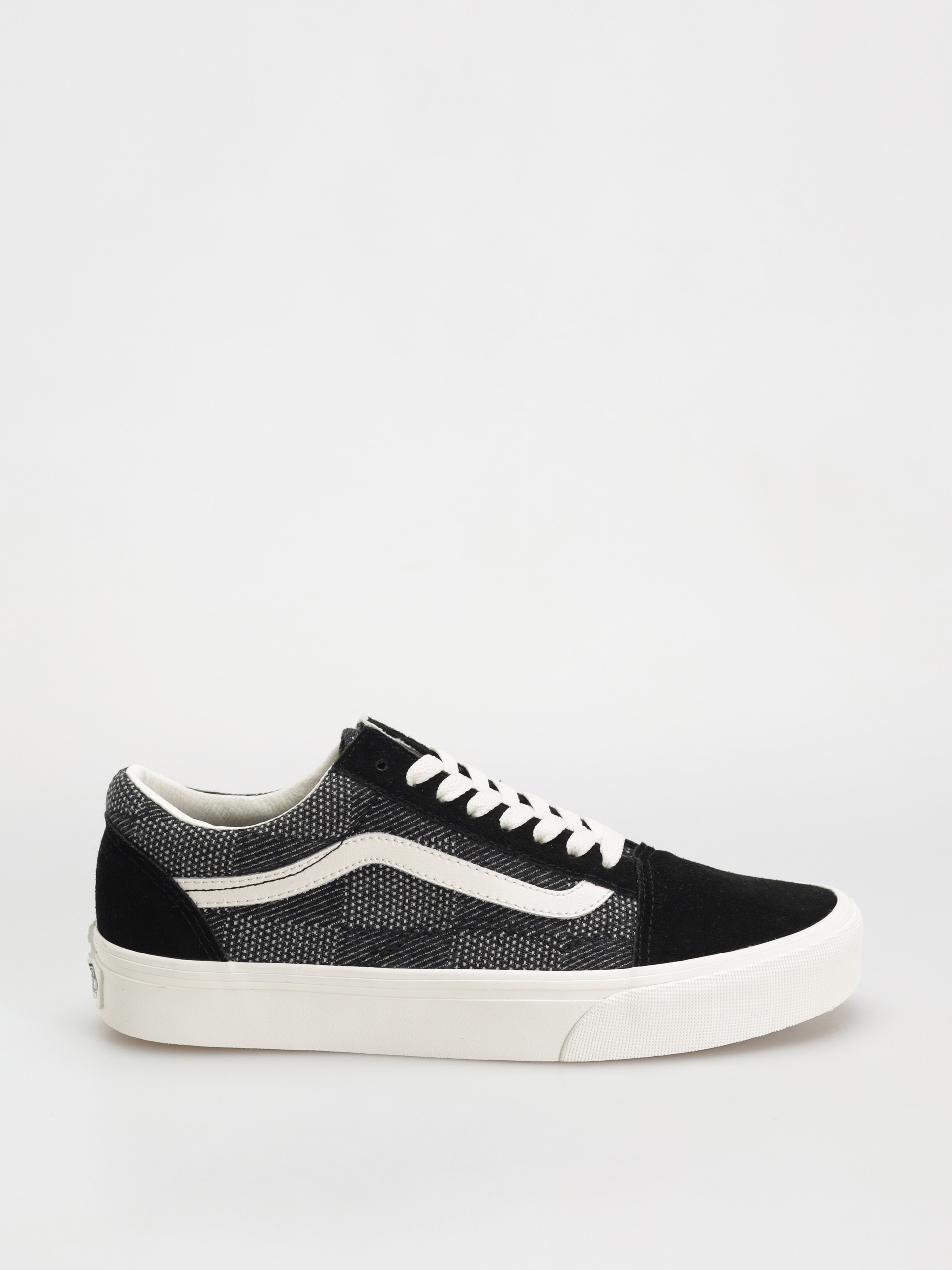 Topánky Vans Old Skool (denim check black)