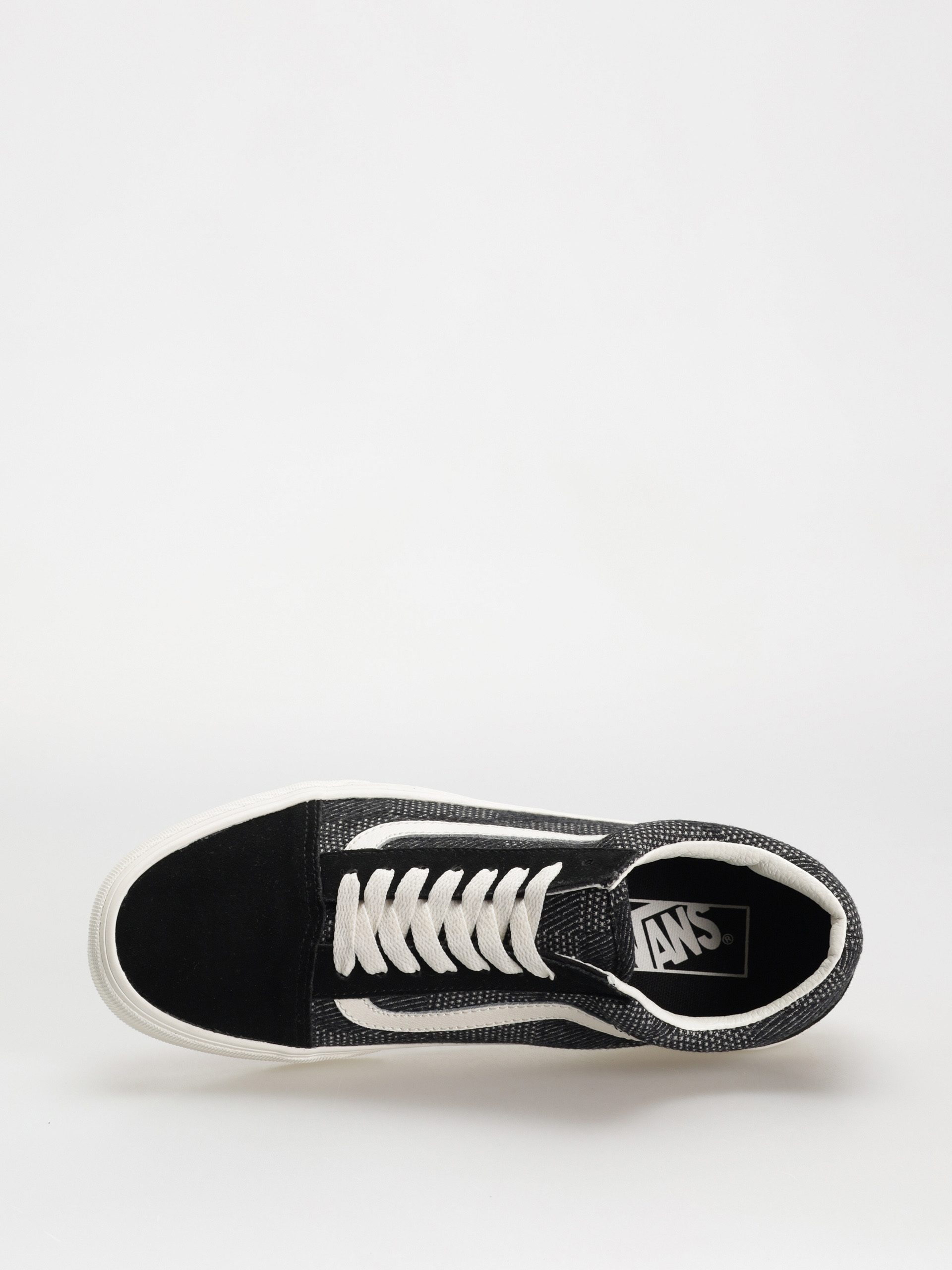 Topánky Vans Old Skool (denim check black)
