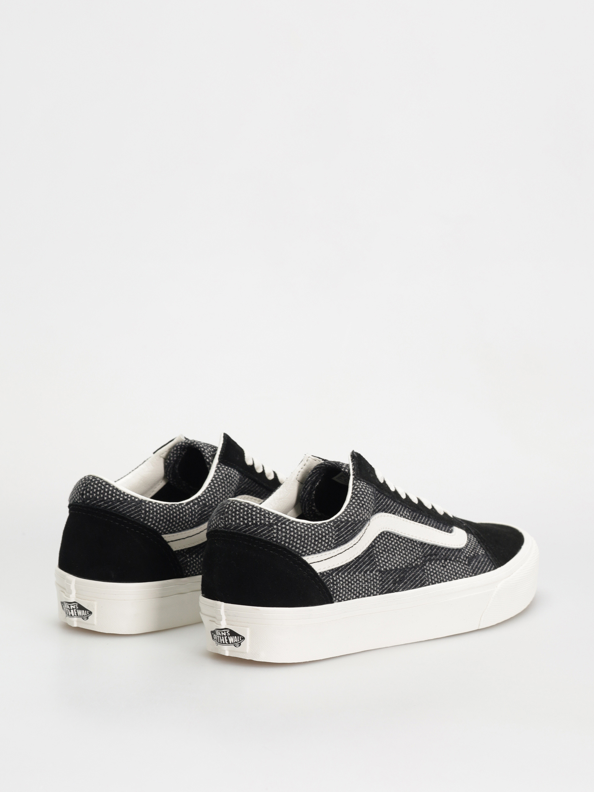 Topánky Vans Old Skool (denim check black)
