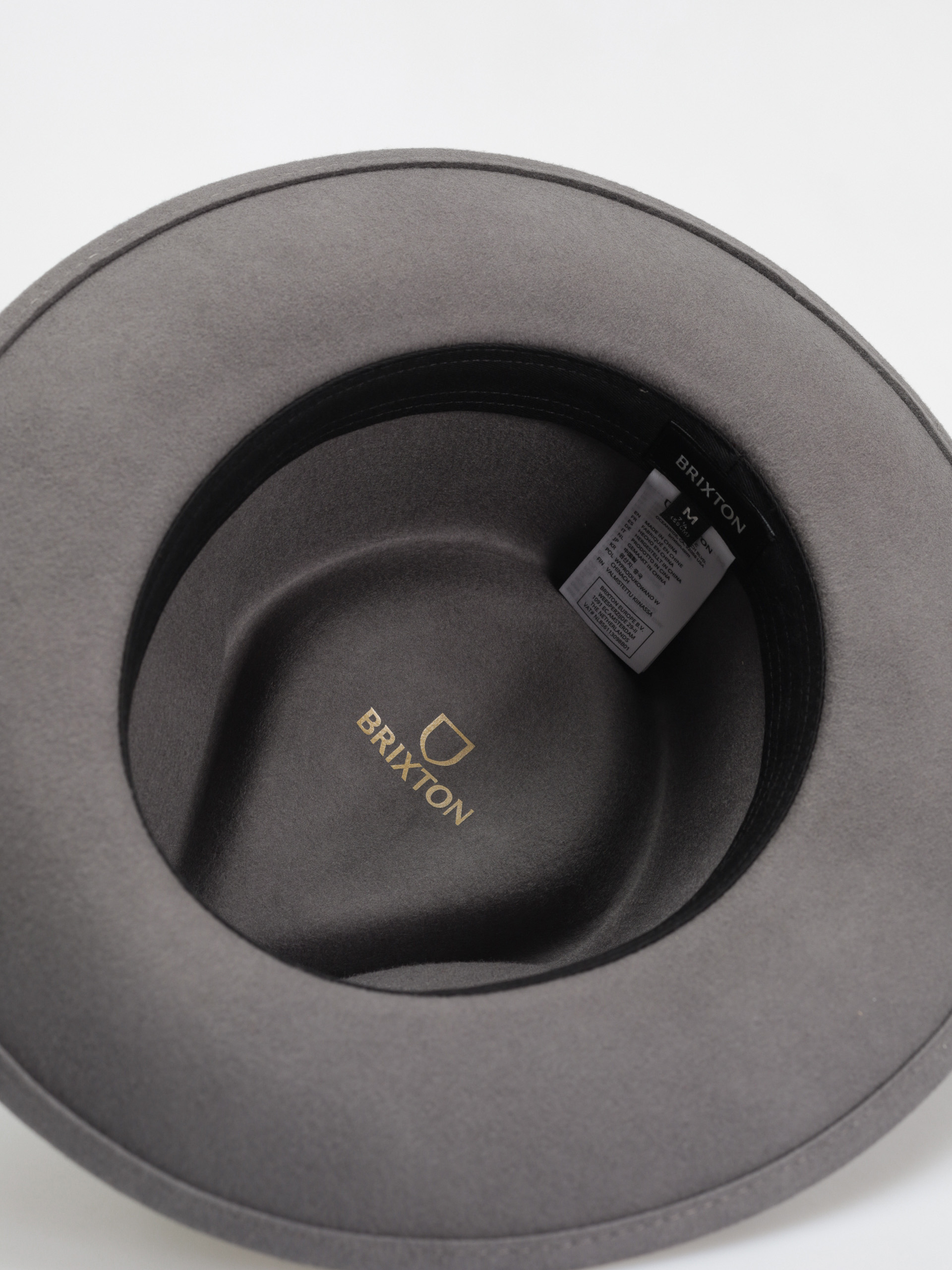 Klobúk Brixton Swindle Convertabrim Fedora (grey/grey)