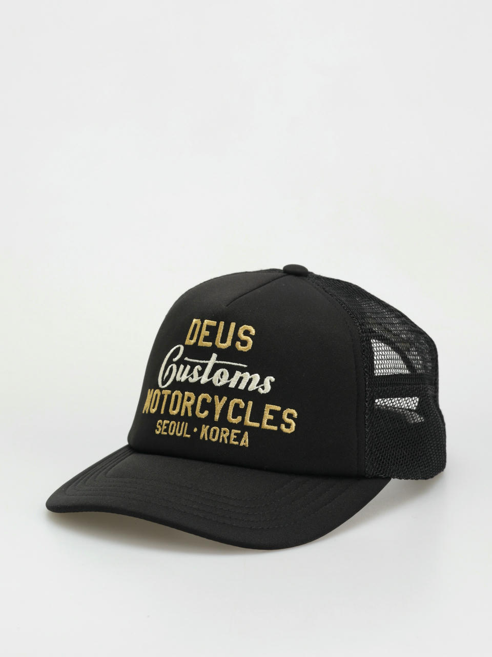 Šiltovka Deus Ex Machina Kamli Trucker (black)