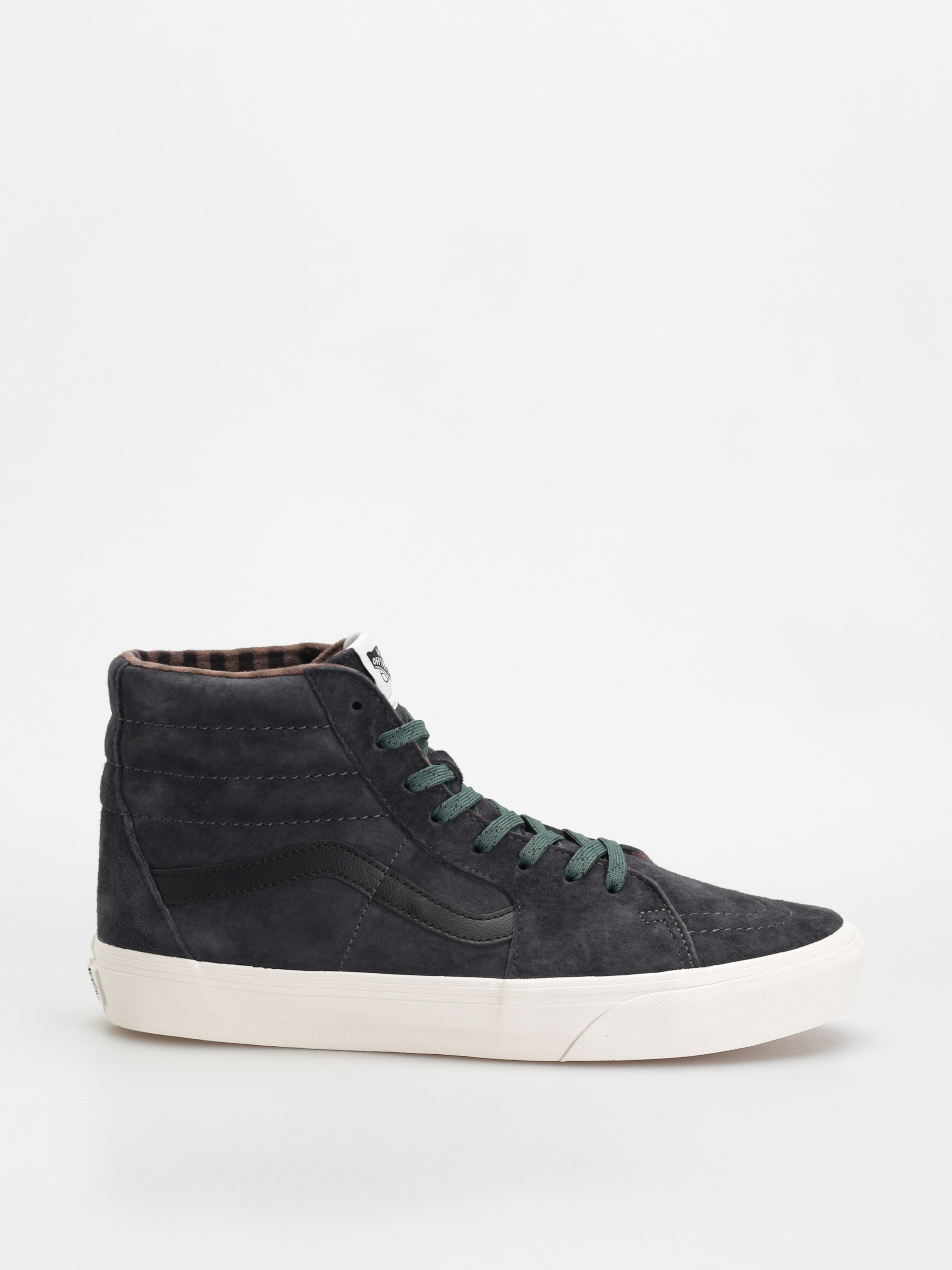 Topánky Vans Sk8 Hi (pig suede plaid gray/black)