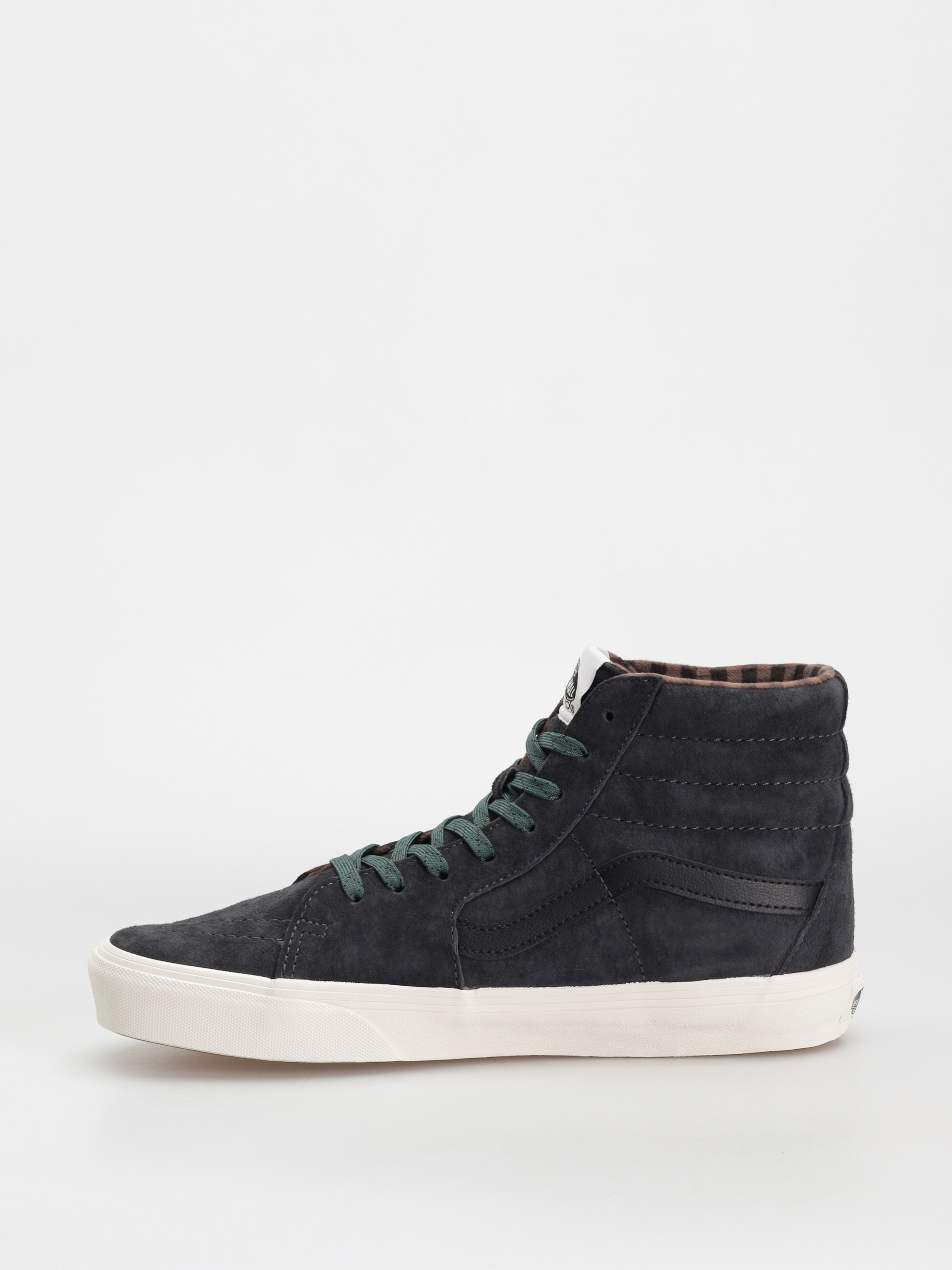 Topánky Vans Sk8 Hi (pig suede plaid gray/black)