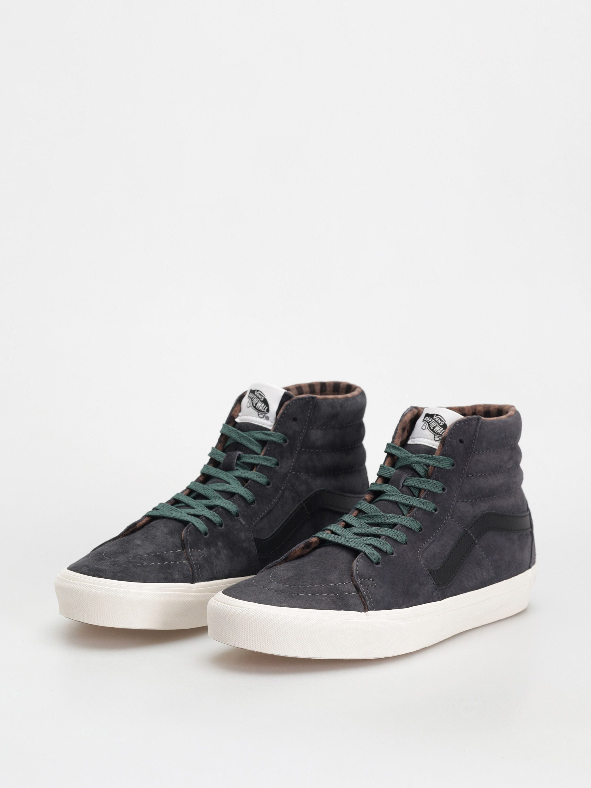 Topánky Vans Sk8 Hi (pig suede plaid gray/black)