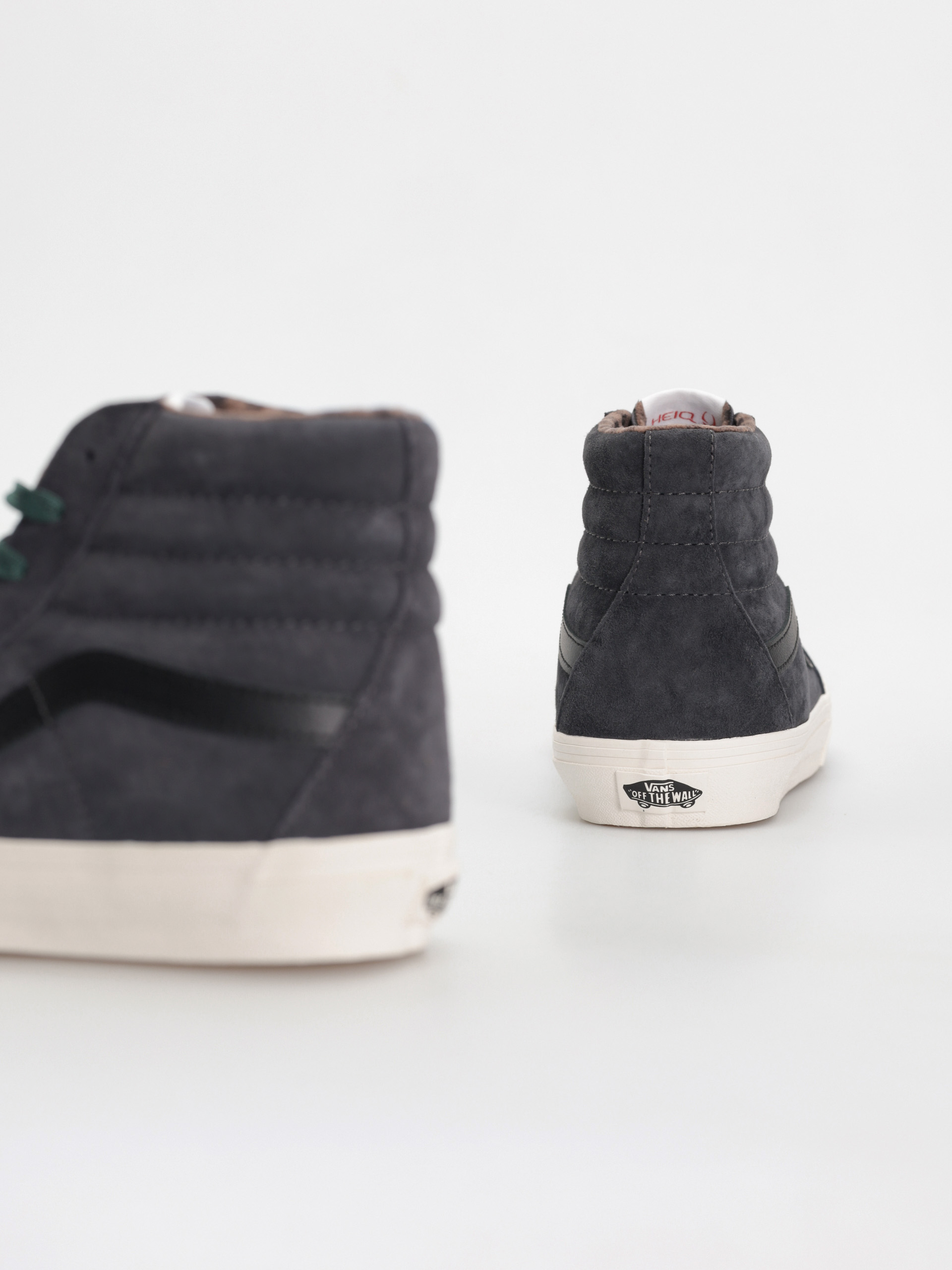 Topánky Vans Sk8 Hi (pig suede plaid gray/black)