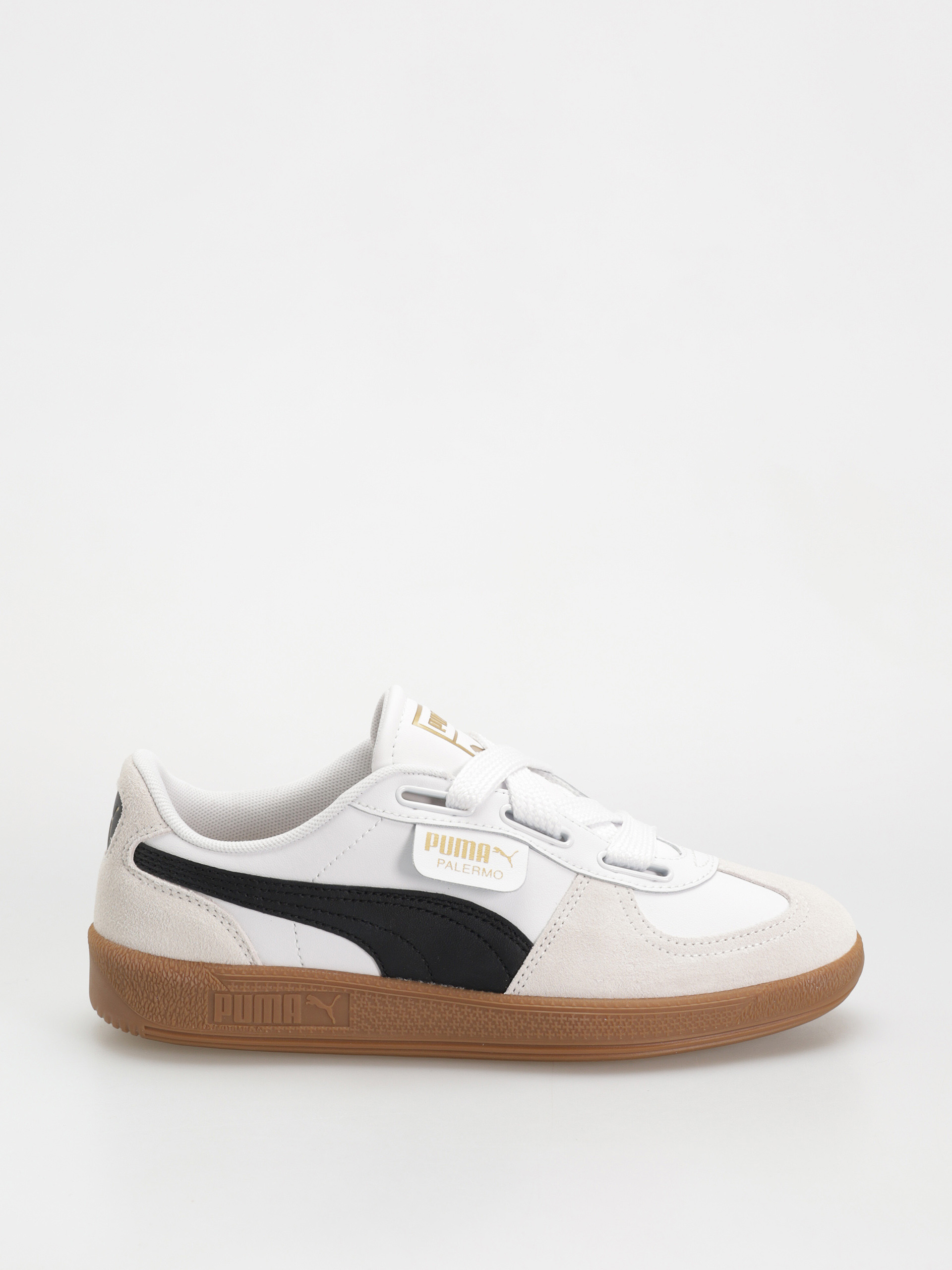 Topu00e1nky Puma Palermo Wide Lace SD (puma white puma black)