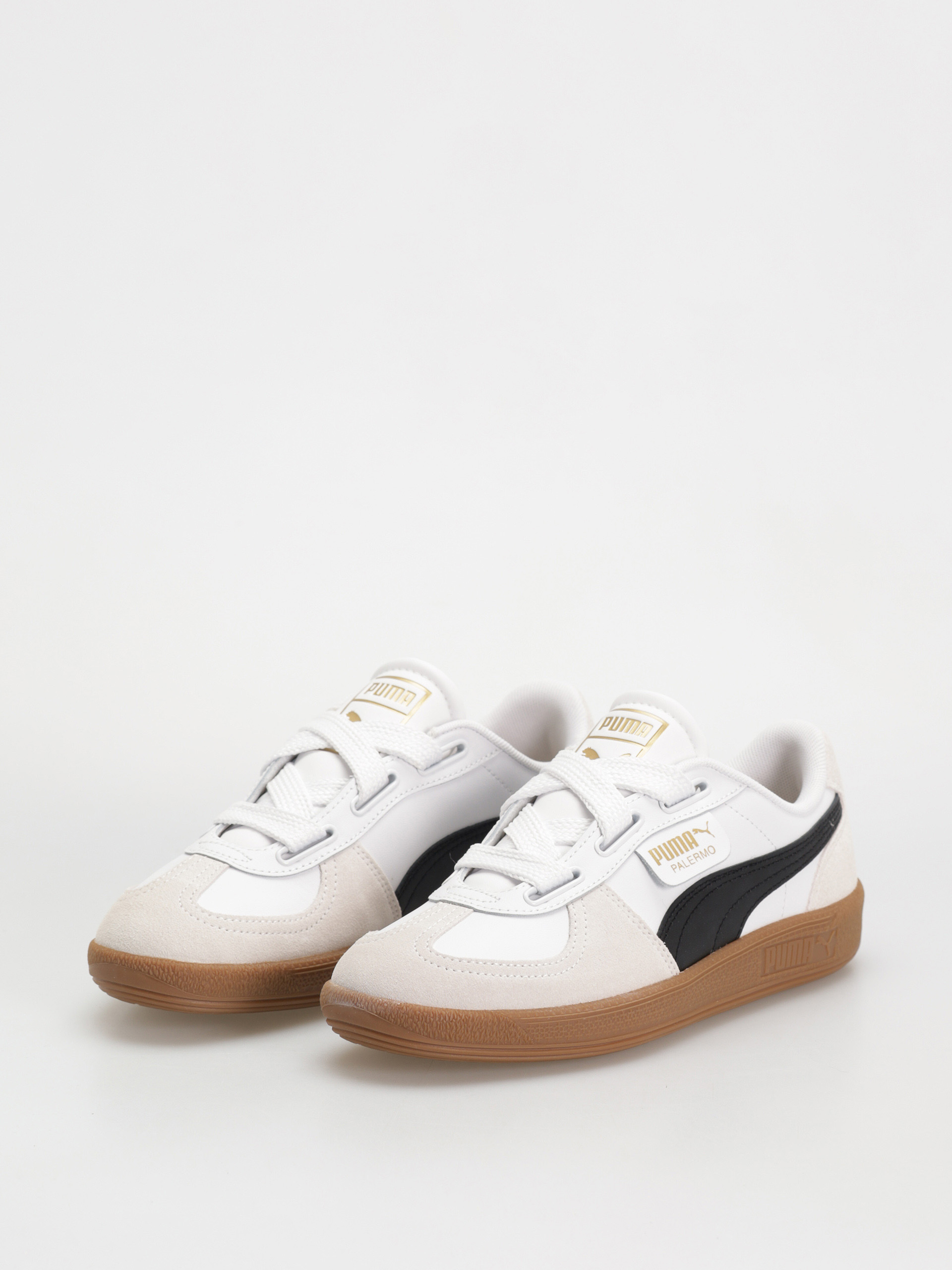 Topánky Puma Palermo Wide Lace SD (puma white puma black)