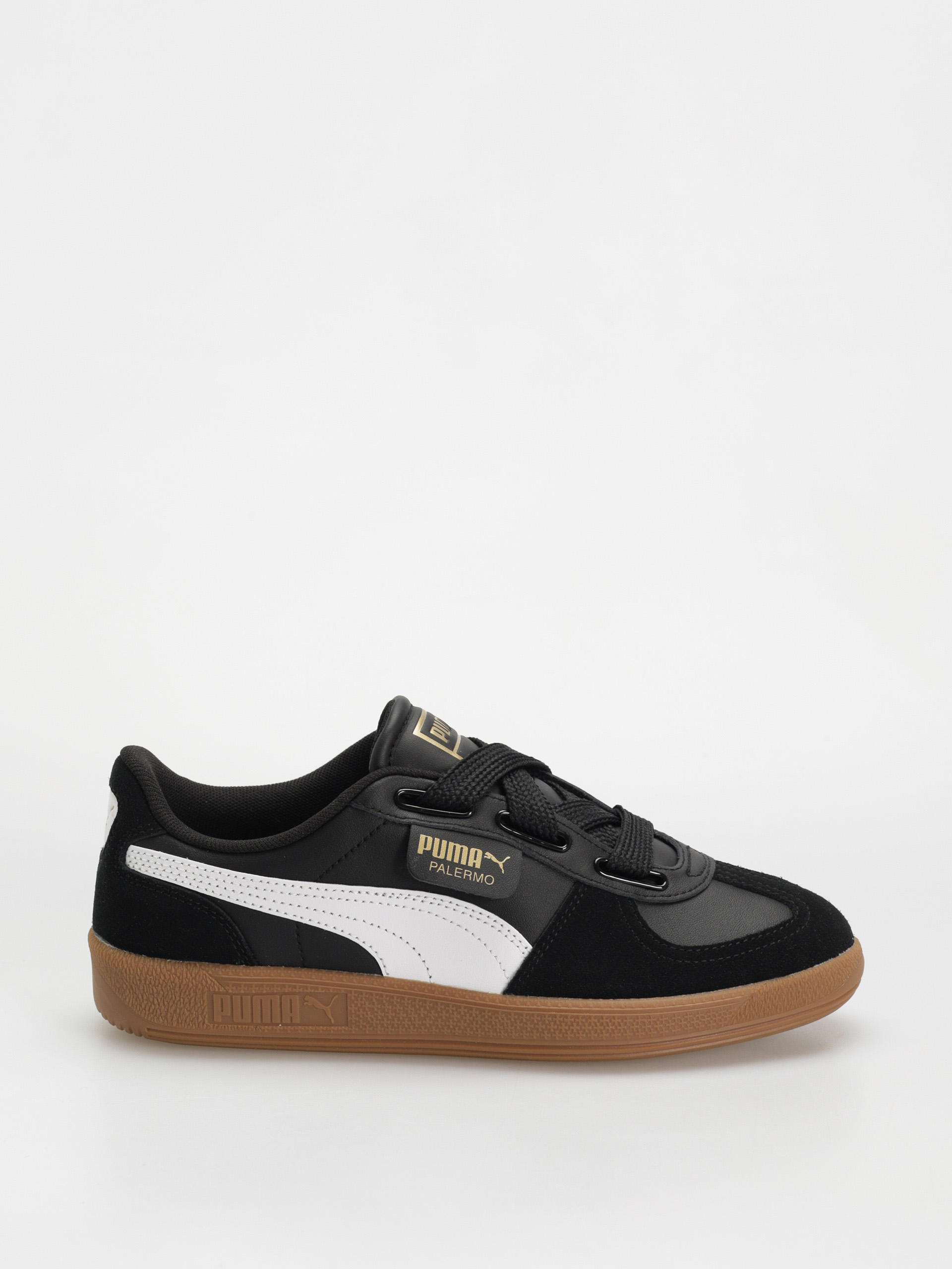 Topu00e1nky Puma Palermo Wide Lace SD (puma black puma white)