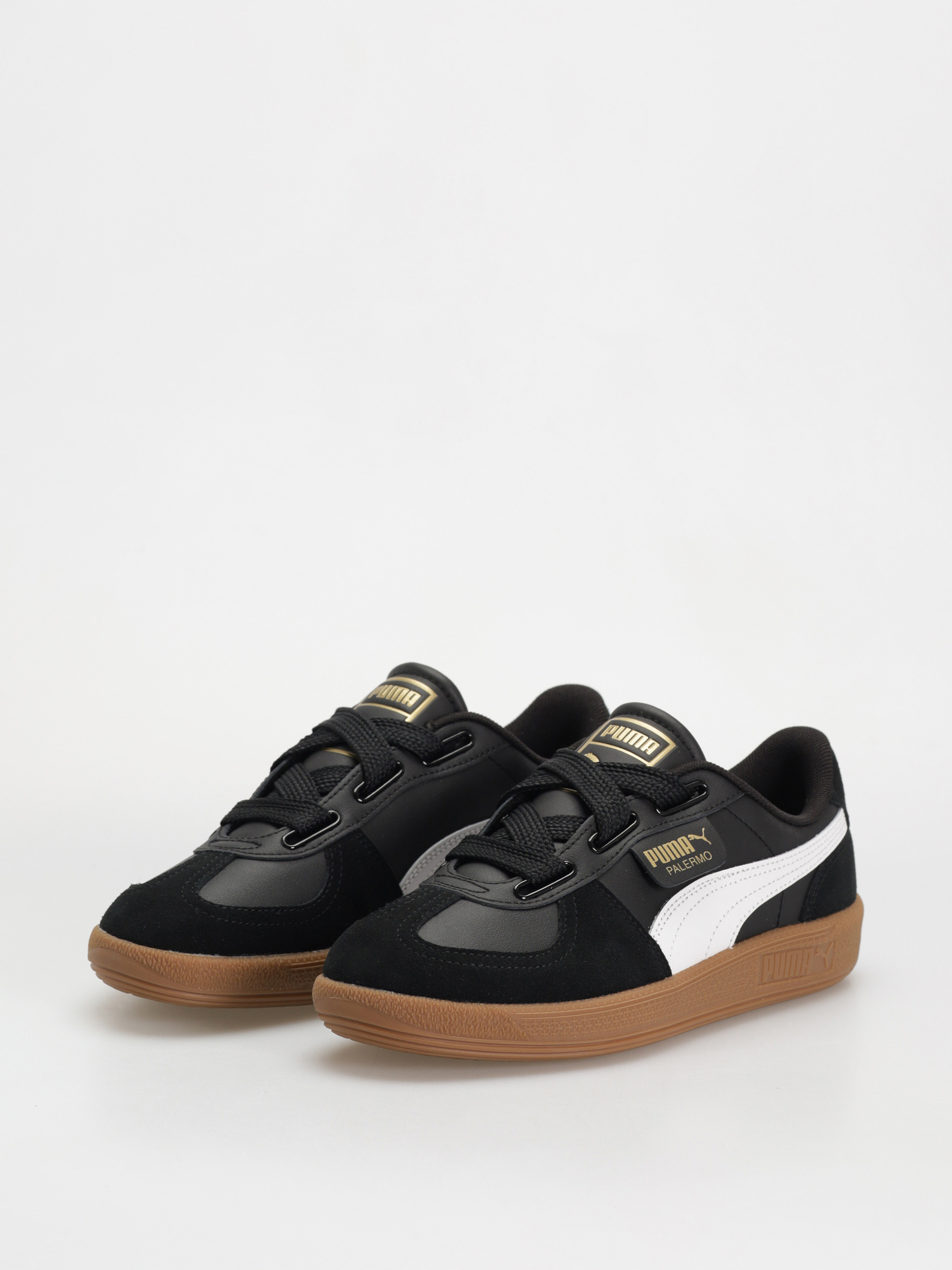 Topánky Puma Palermo Wide Lace SD (puma black puma white)