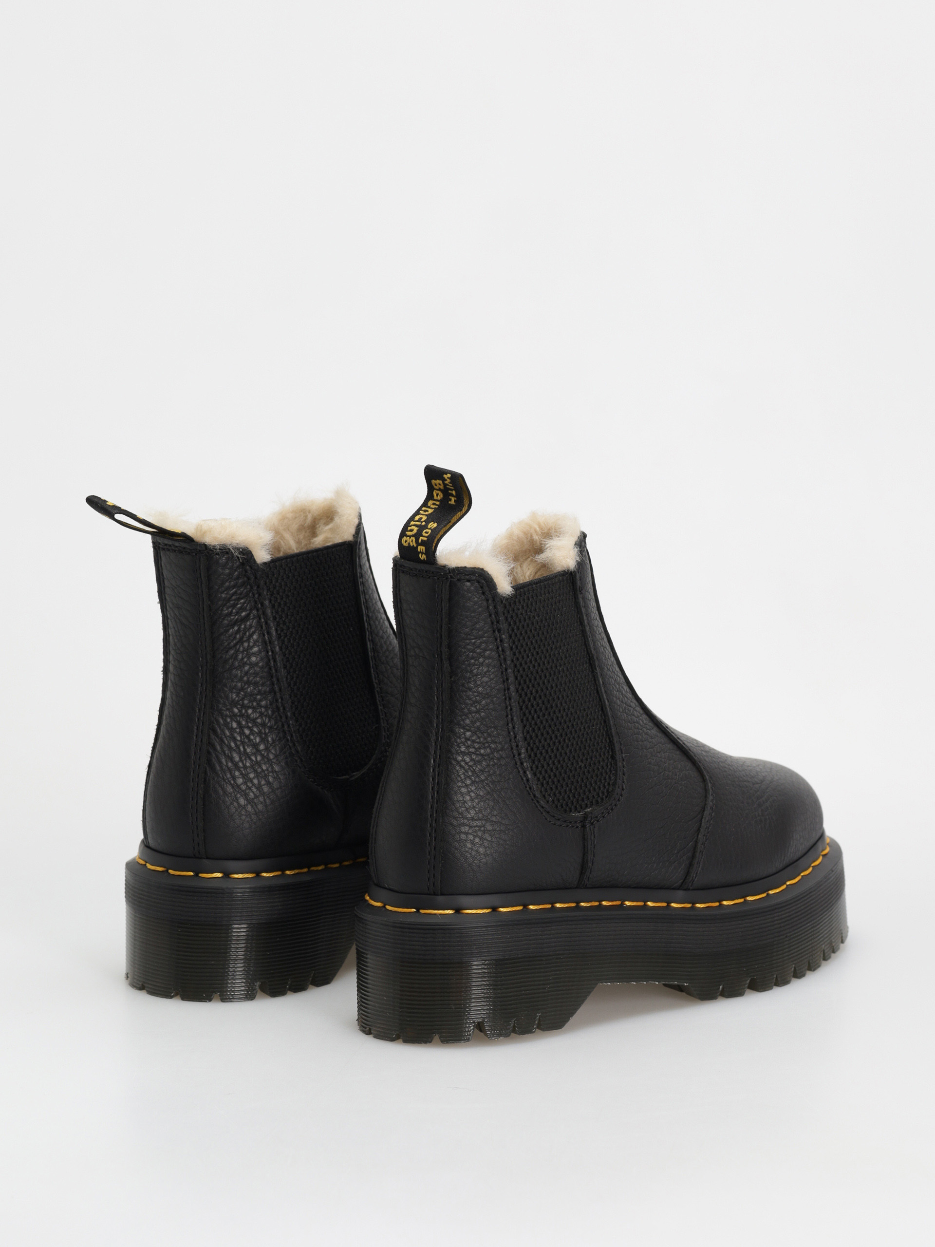 Topánky Dr. Martens 2976 Quad Fur Lined Wmn (black pisa)