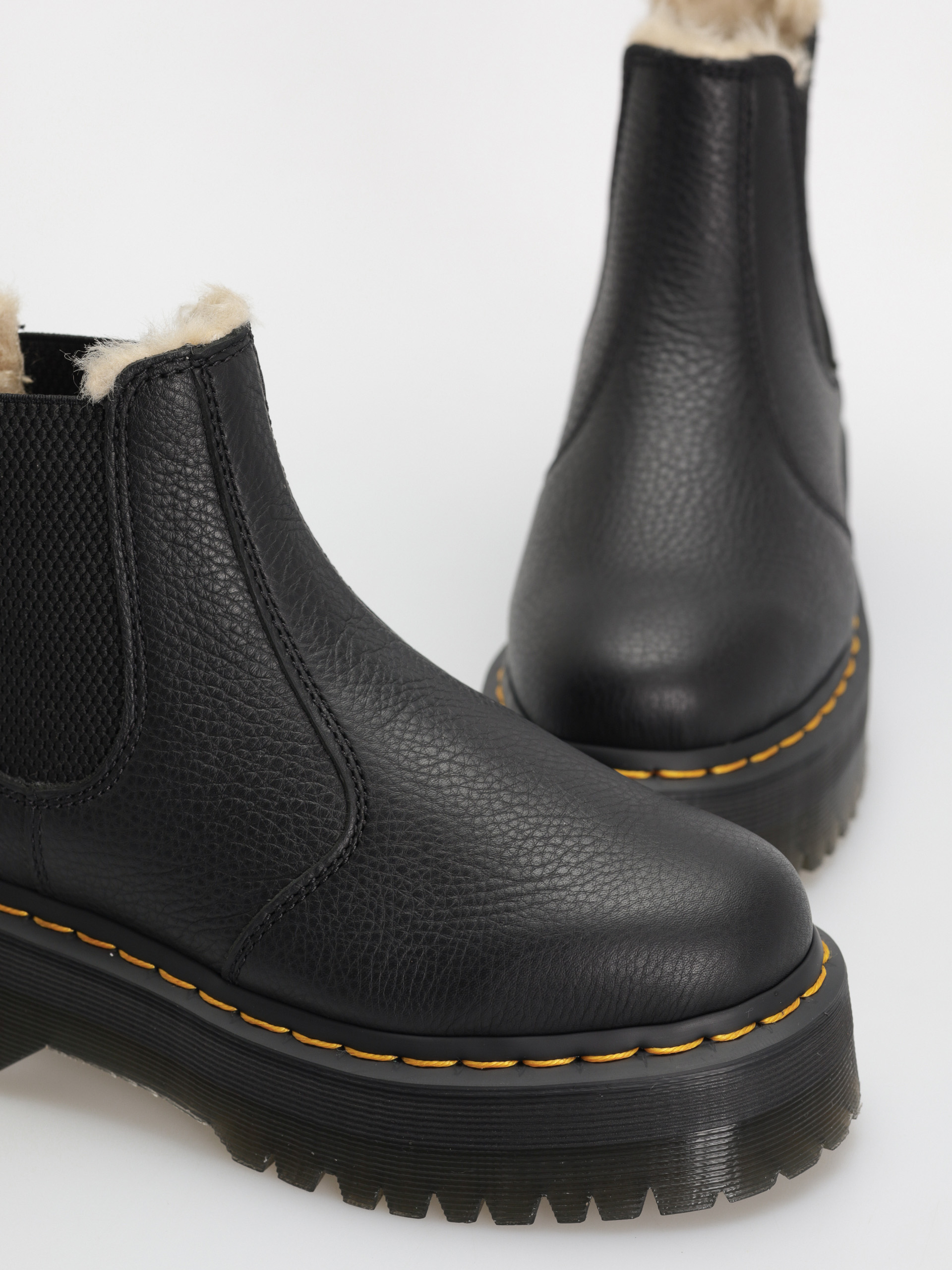 Topánky Dr. Martens 2976 Quad Fur Lined Wmn (black pisa)