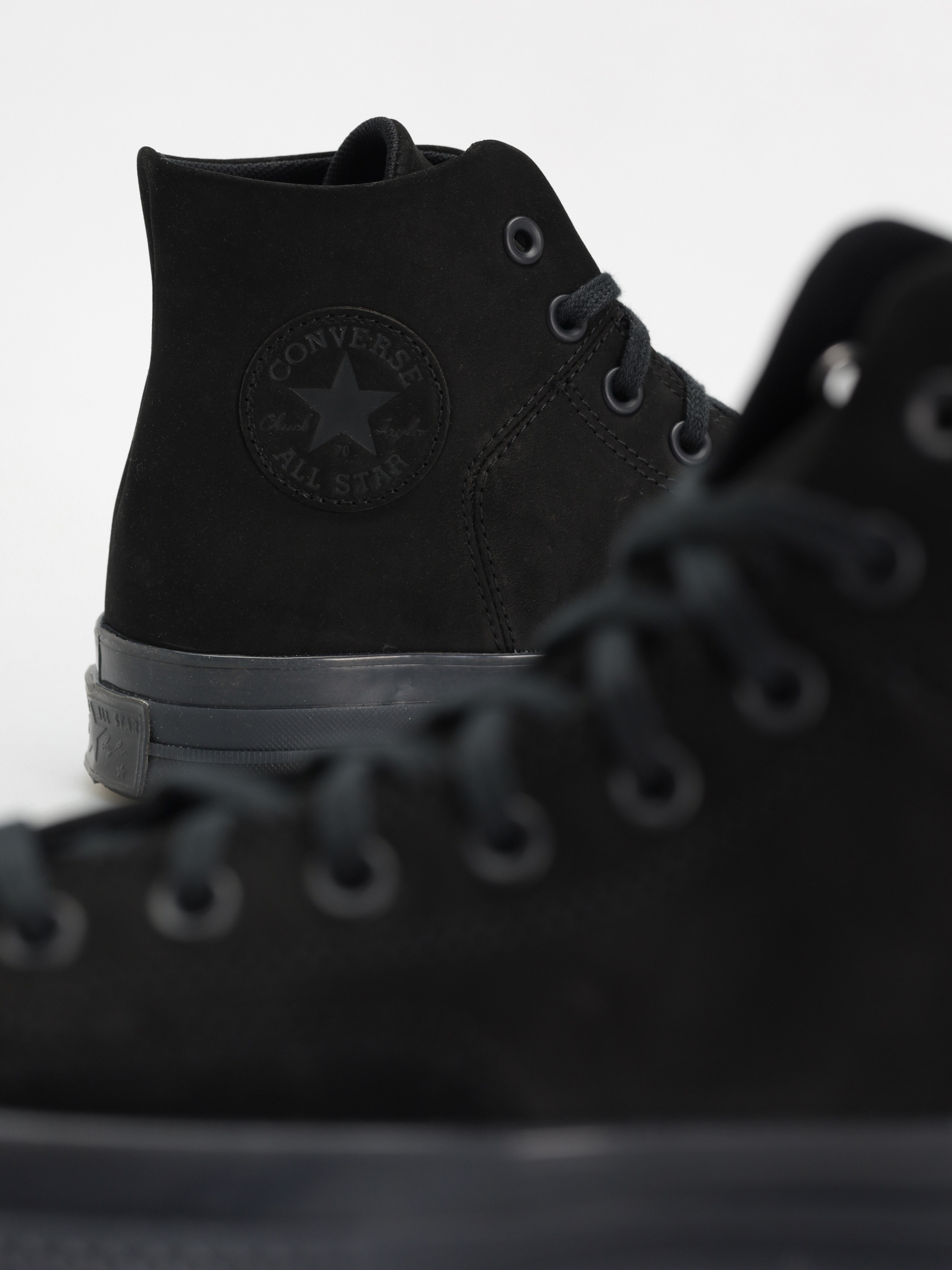 Tenisky Converse Chuck 70 Hi Marquis Nubuck Suede (black/black/black)