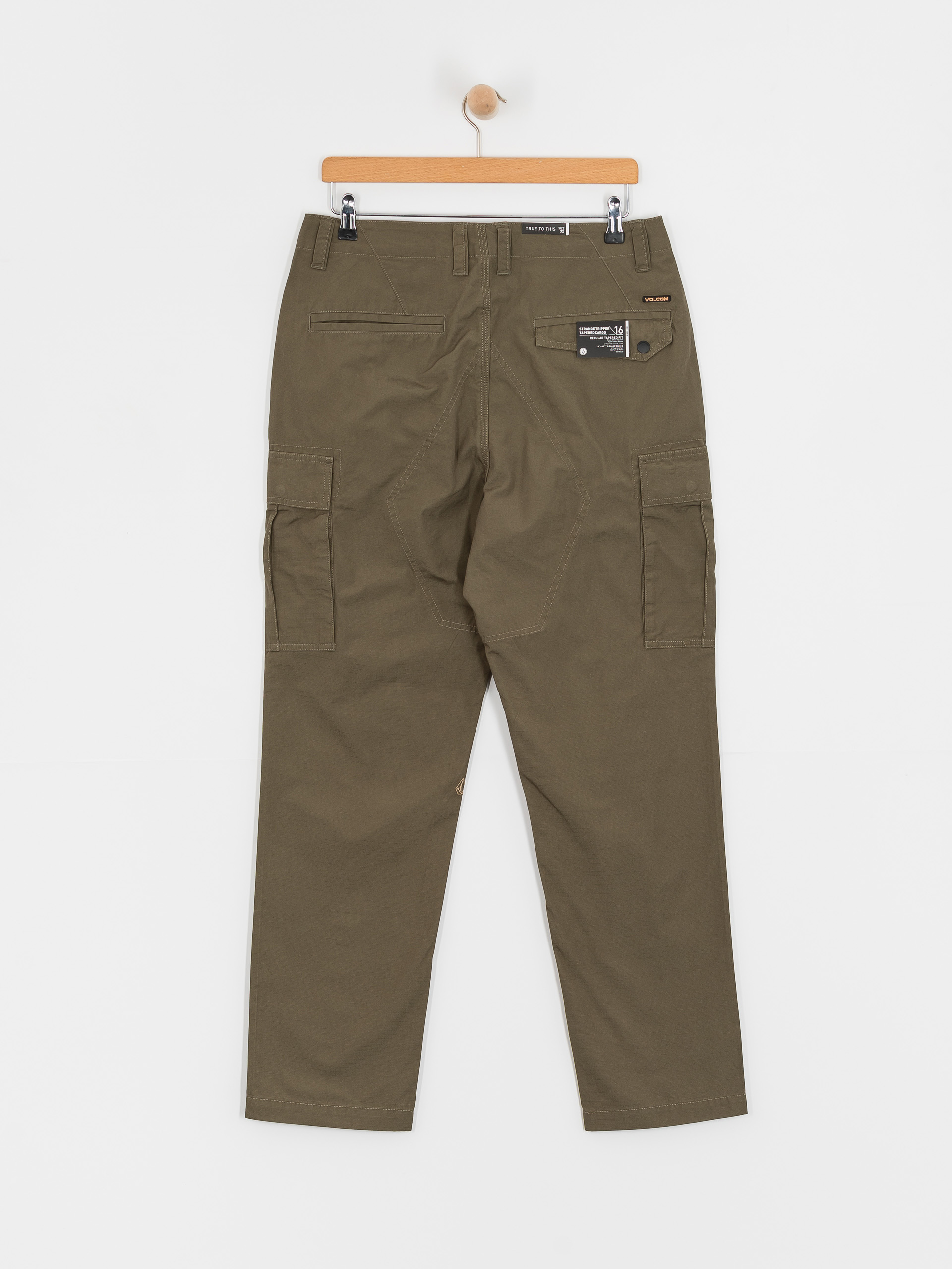Nohavice Volcom Strange Tripper Tapered Cargo (wintermoss)