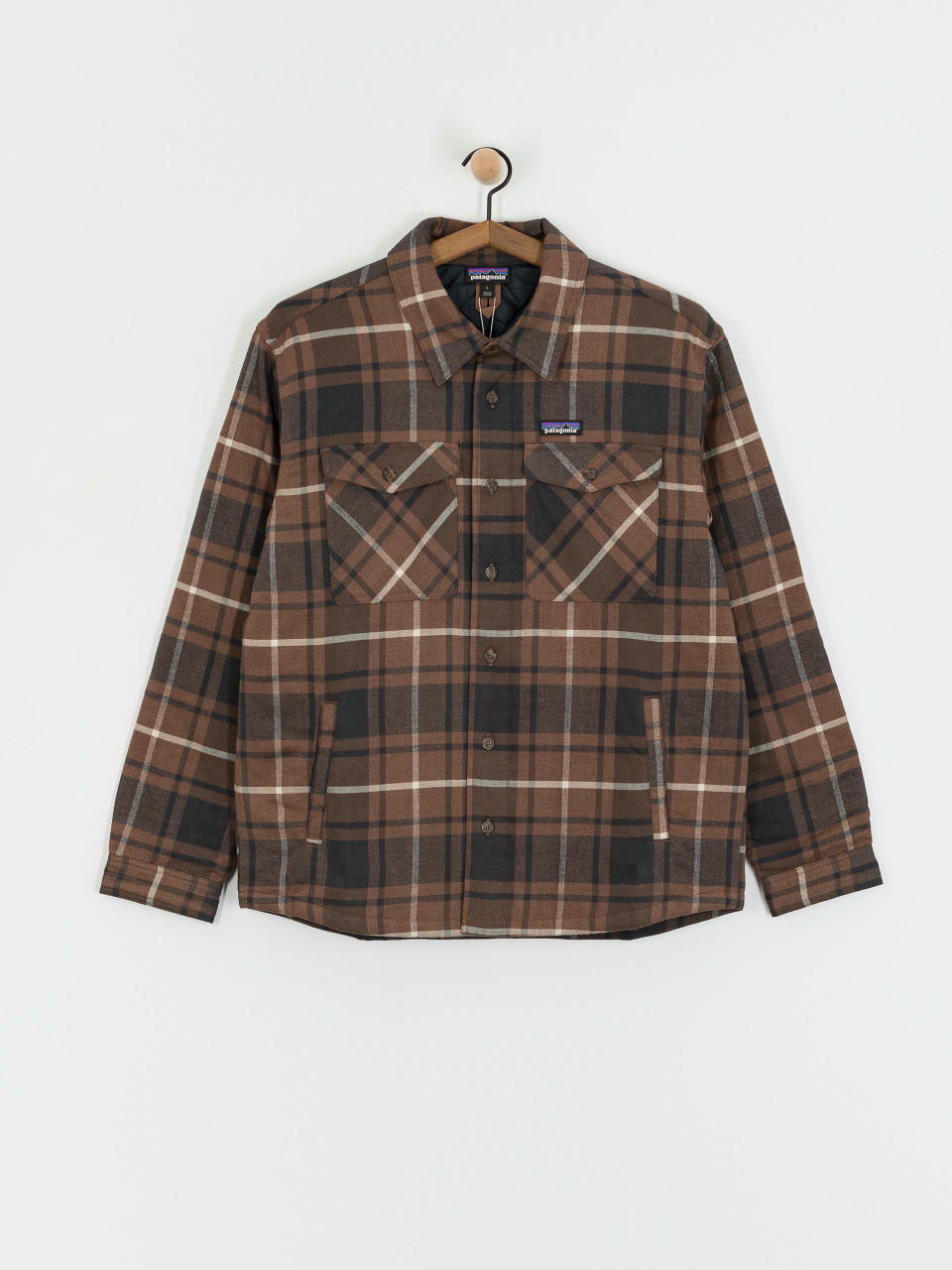 Košeľa Patagonia LW Insulated Fjord Flannel (outdoor molasses brown)