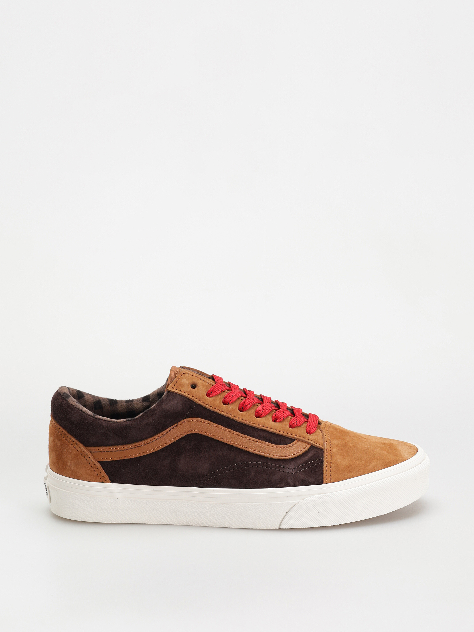Topu00e1nky Vans Old Skool (pig suede plaid glazed ginger)