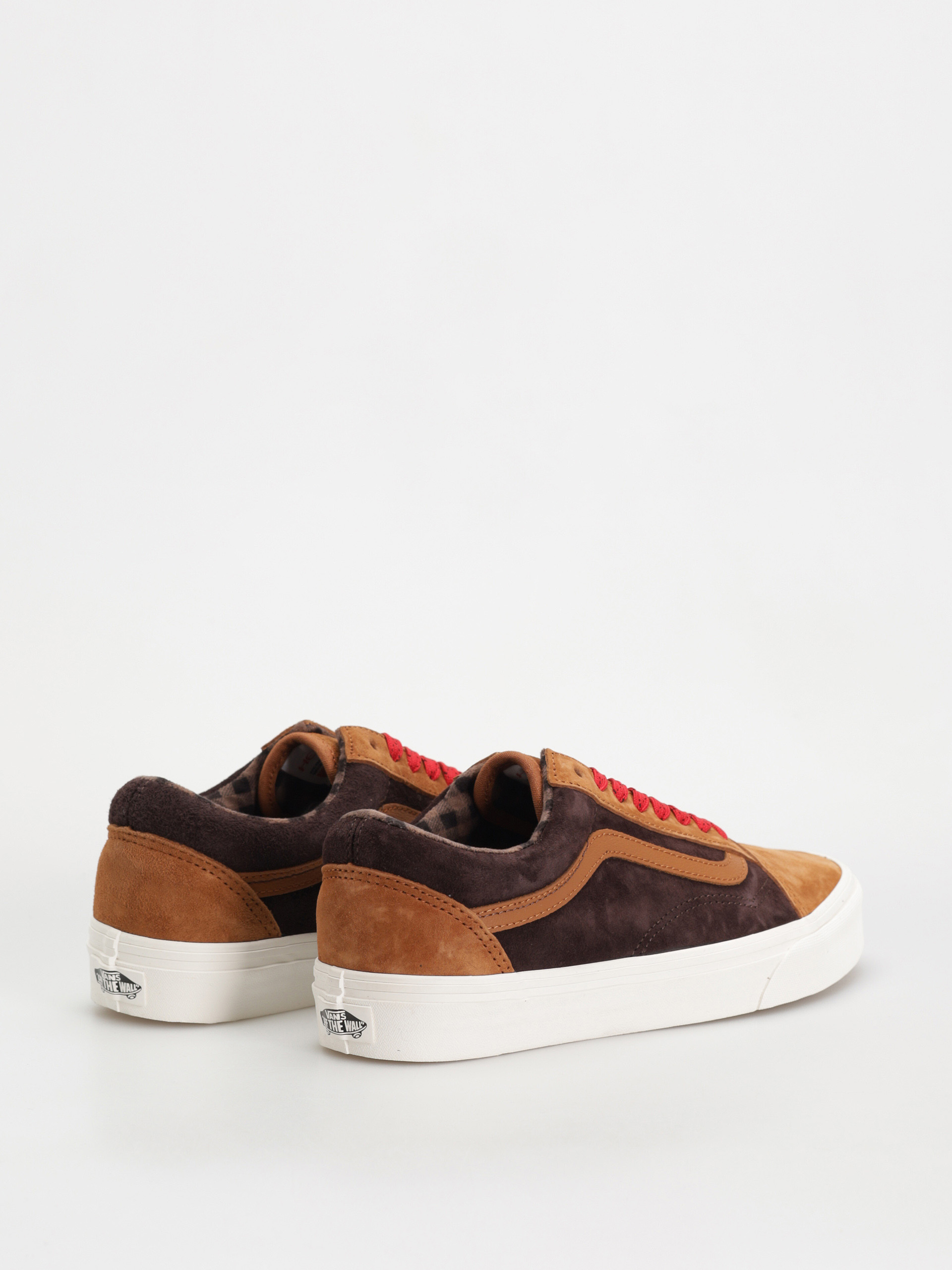 Topánky Vans Old Skool (pig suede plaid glazed ginger)