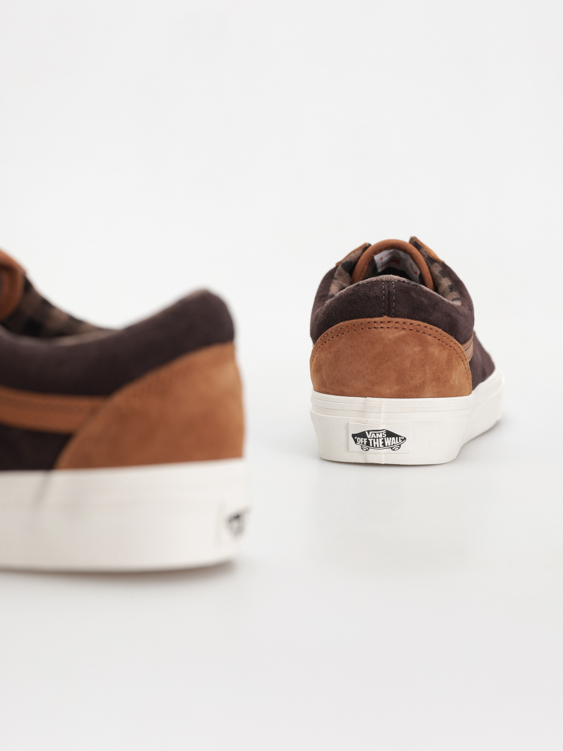 Topánky Vans Old Skool (pig suede plaid glazed ginger)