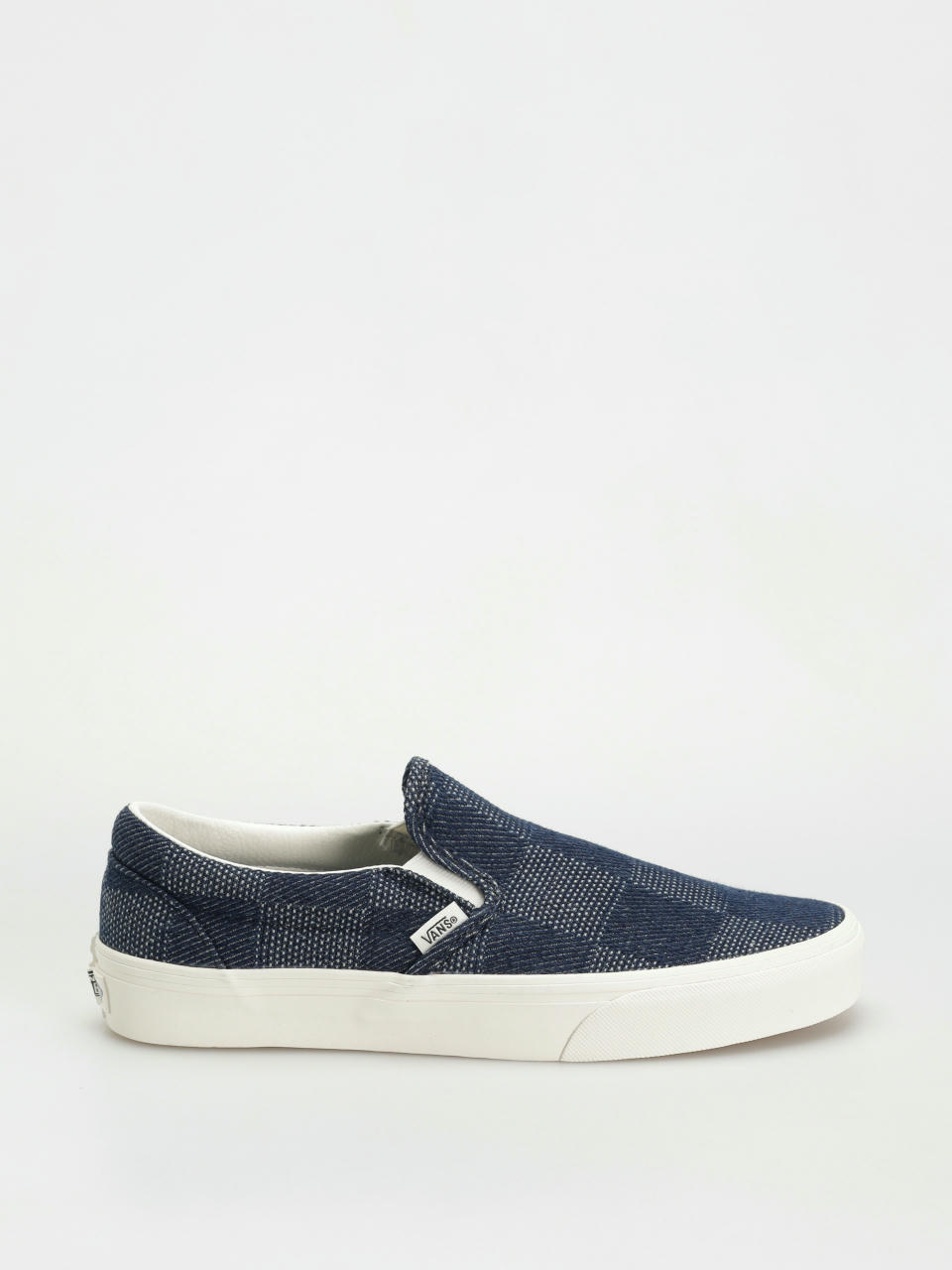 Topánky Vans Classic Slip On (denim check navy)