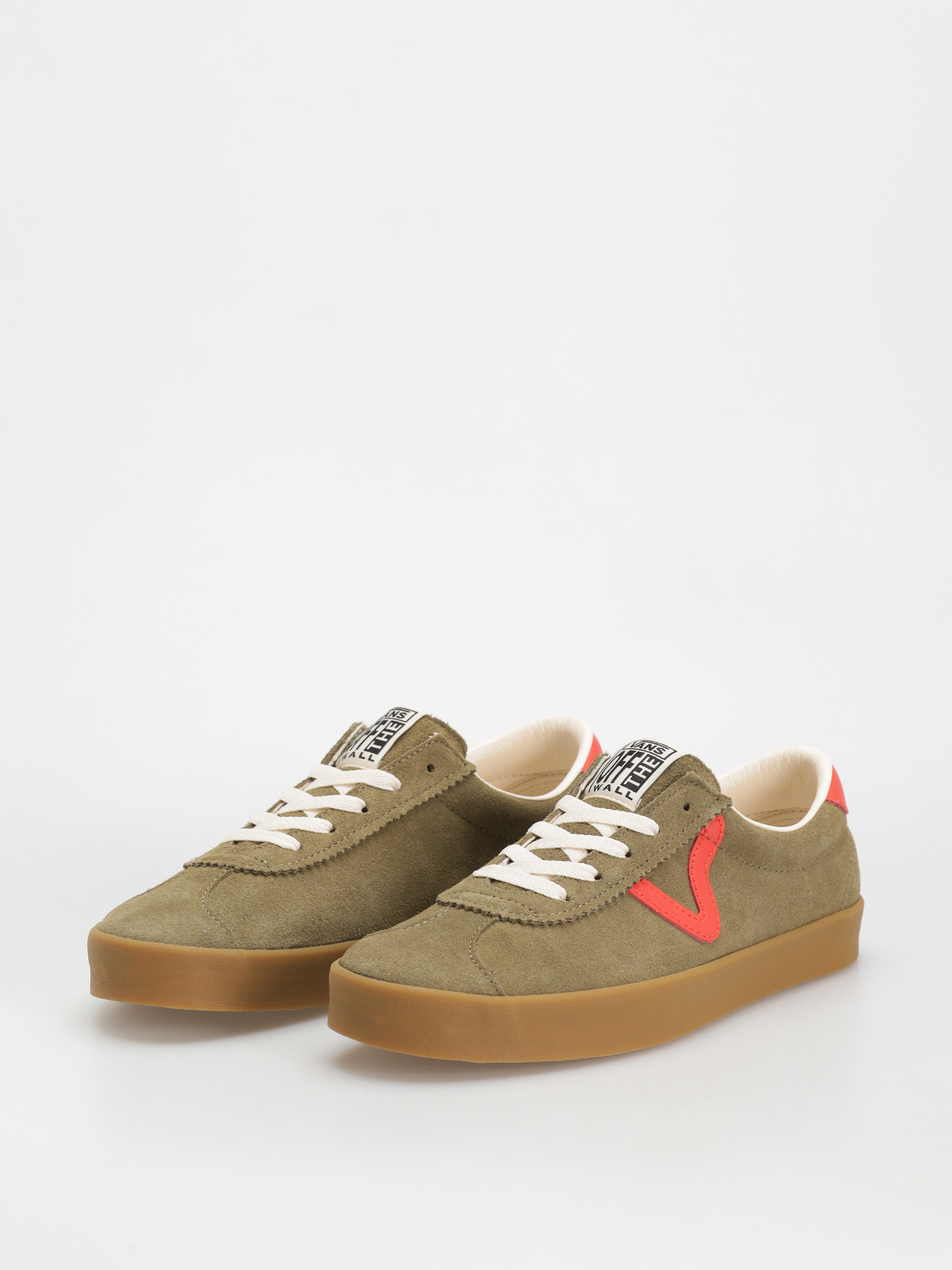 Topánky Vans Sport Low (gum pop olive/red)