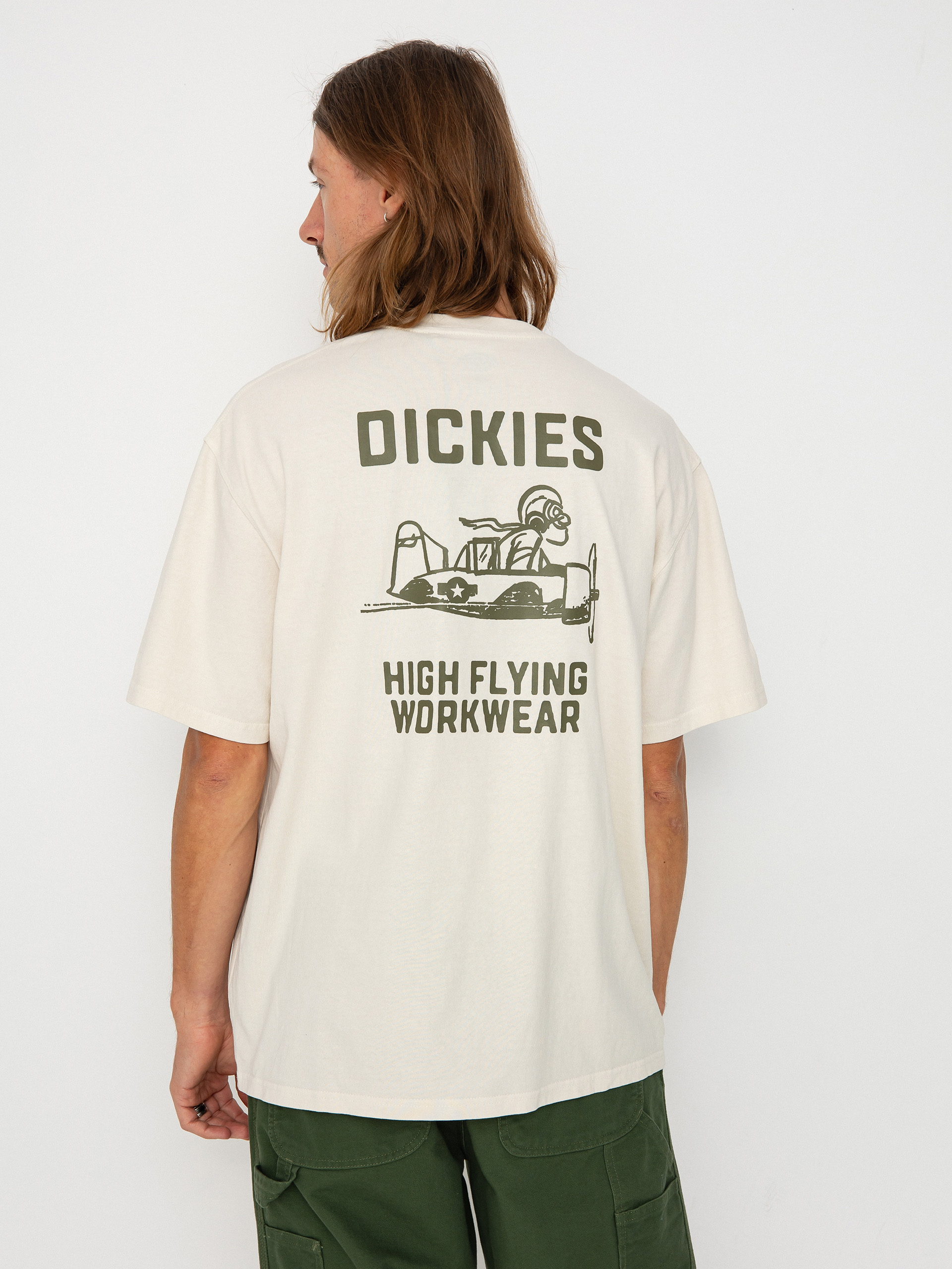 Tričko Dickies High Flying Workwear (cloud)