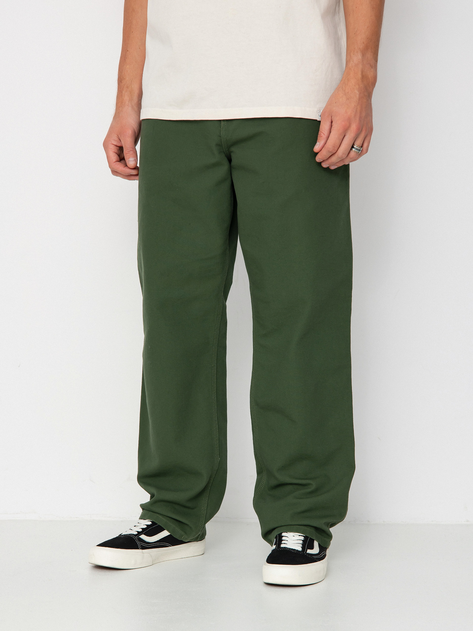 Nohavice Carhartt WIP Single Knee (tarragon)