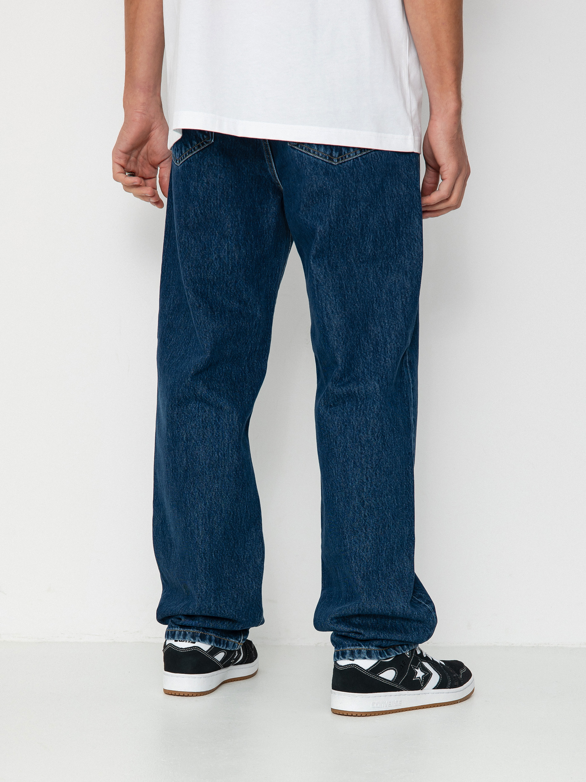 Nohavice Carhartt WIP Aaron (blue)