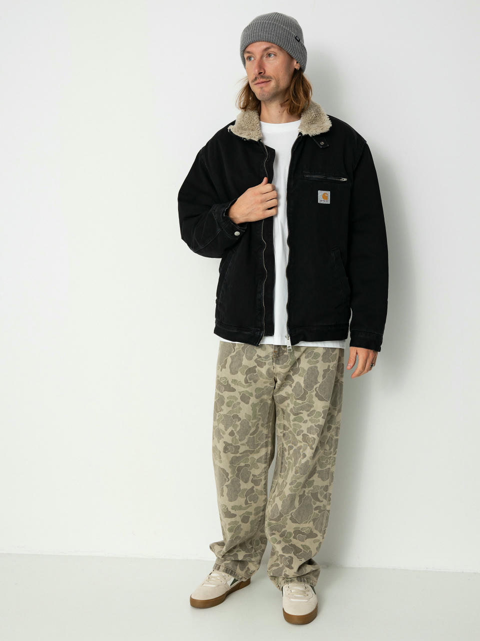 Bunda Carhartt WIP Herald (black/wall)