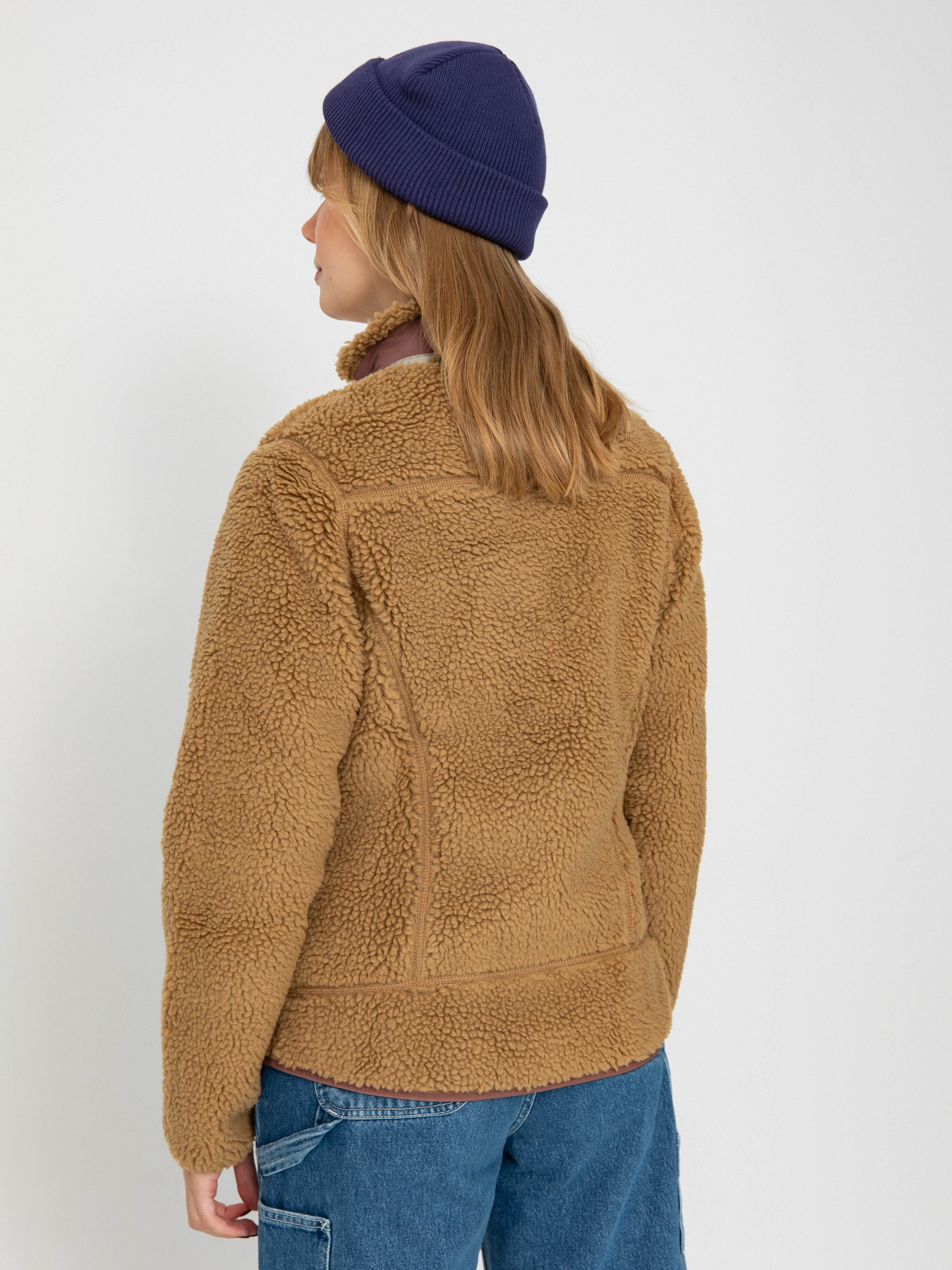 Bunda Patagonia Classic Retro X Wmn (nest brown w/dulse mauve)