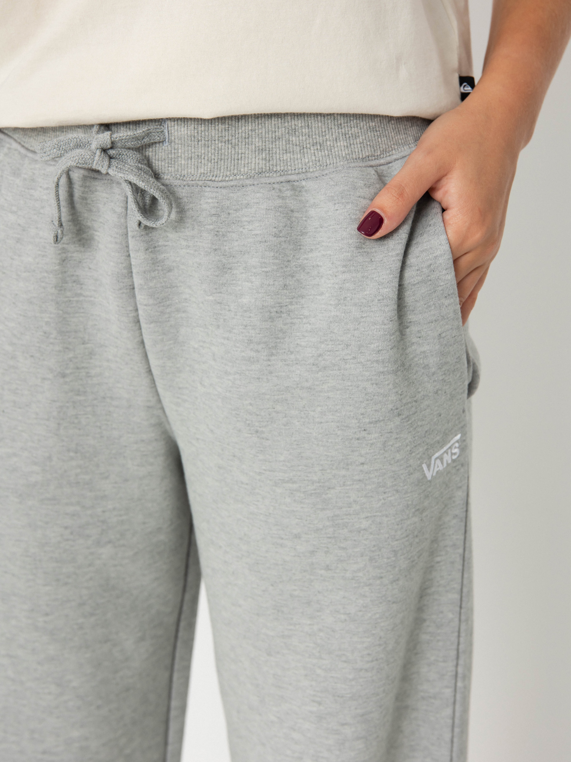 Nohavice Vans Elevated Double Knit Wmn (cement heather)