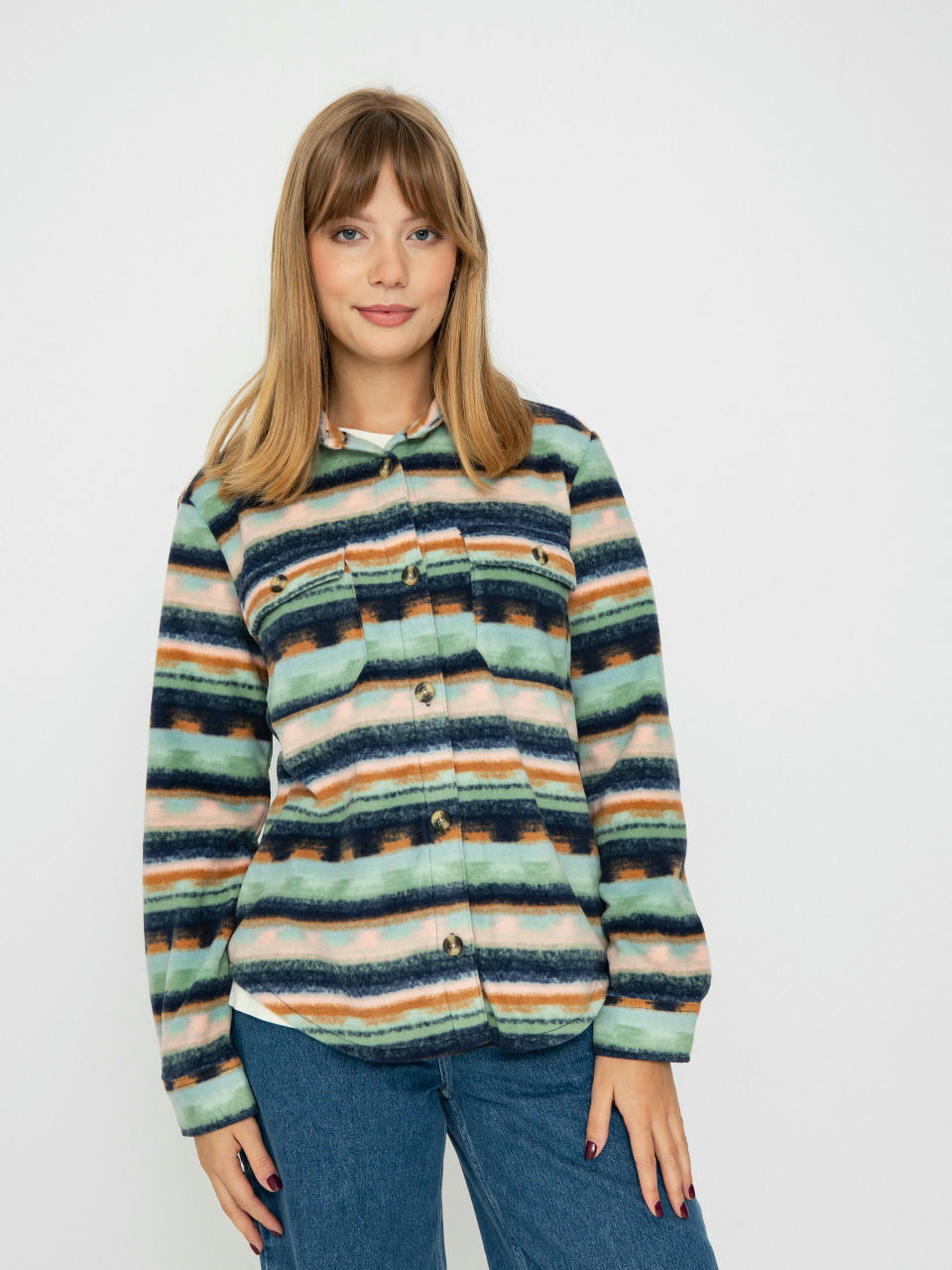 Košeľa Billabong Forge Fleece Wmn (black multi)