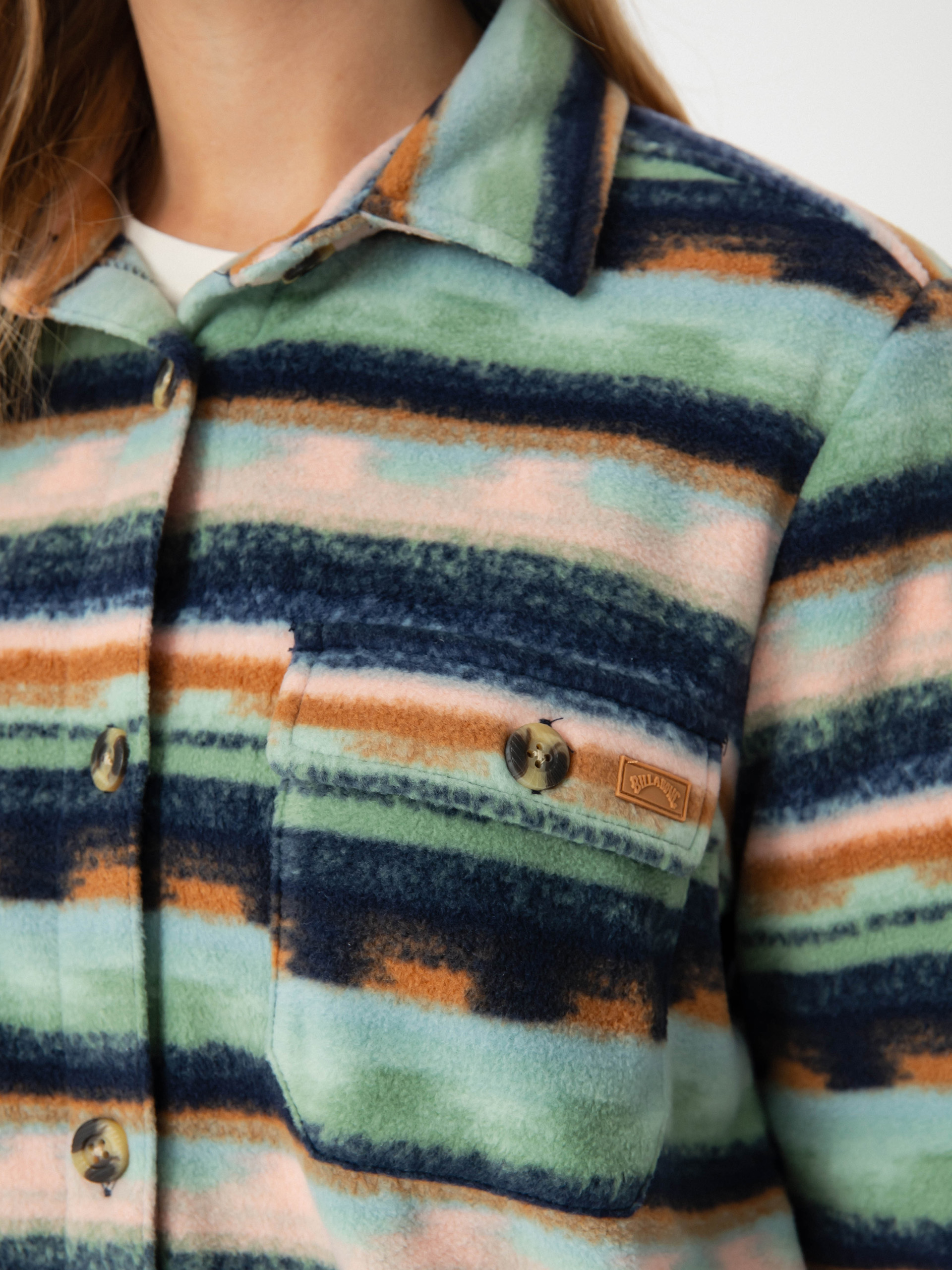 Košeľa Billabong Forge Fleece Wmn (black multi)