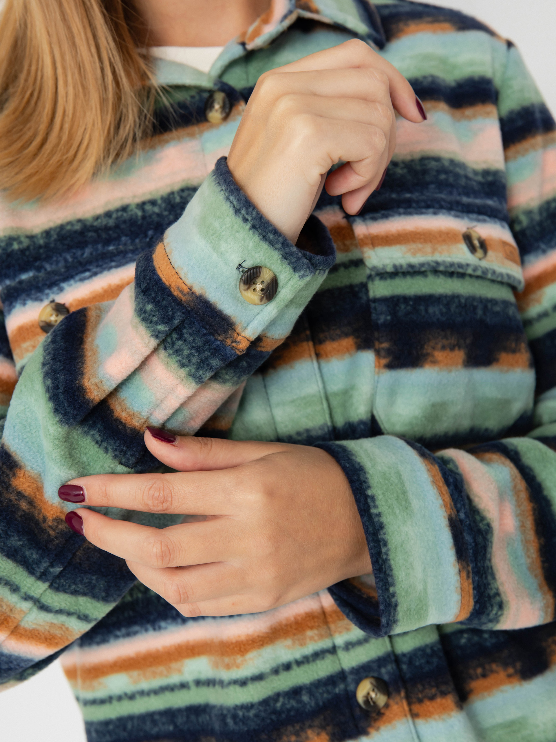Košeľa Billabong Forge Fleece Wmn (black multi)