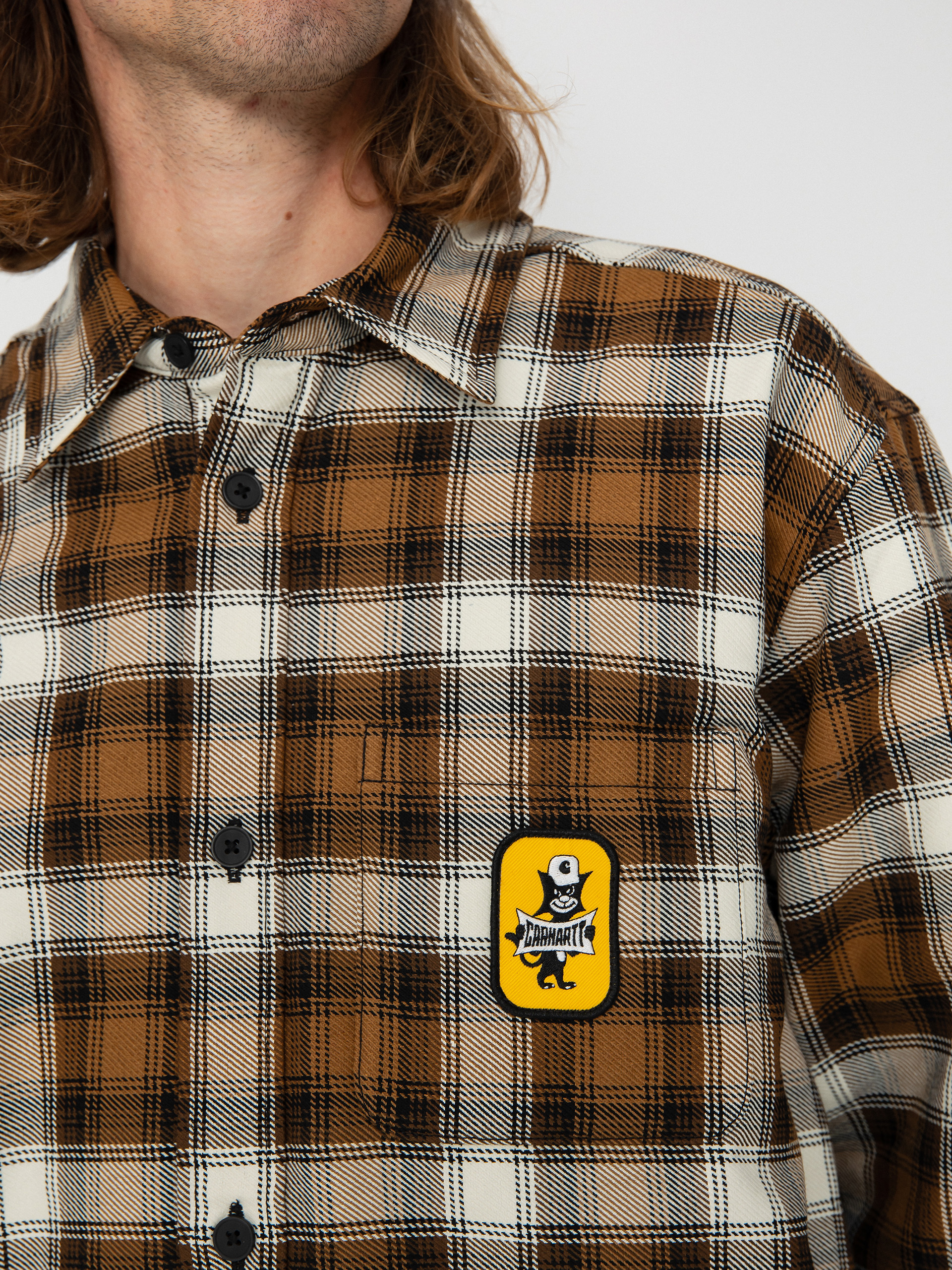 Bunda Carhartt WIP Monahan (monahan check/hamilton brown)