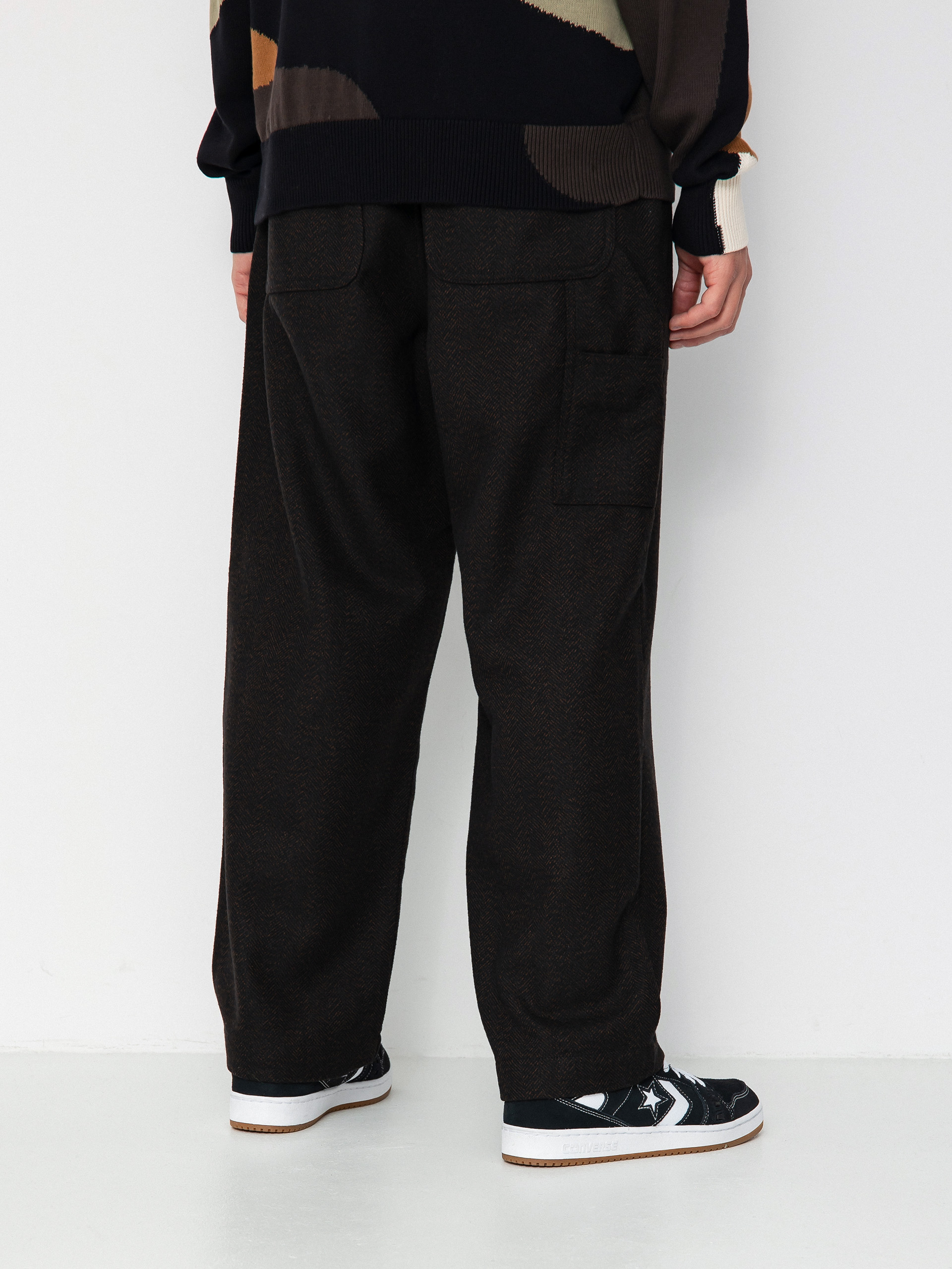 Nohavice Carhartt WIP Truman (chocolate/black)