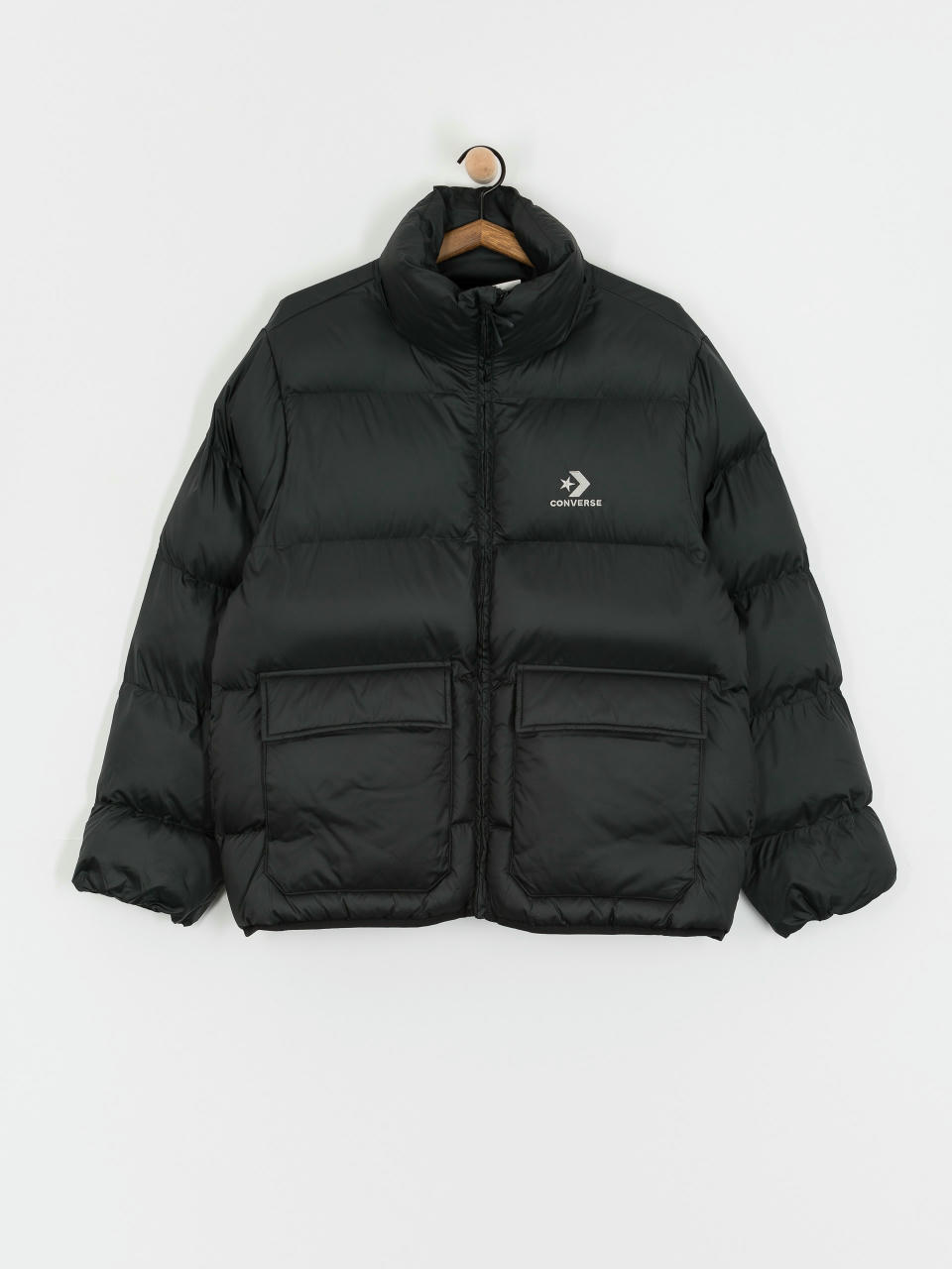 Bunda Converse Patch Pocket Puffer (converse black)