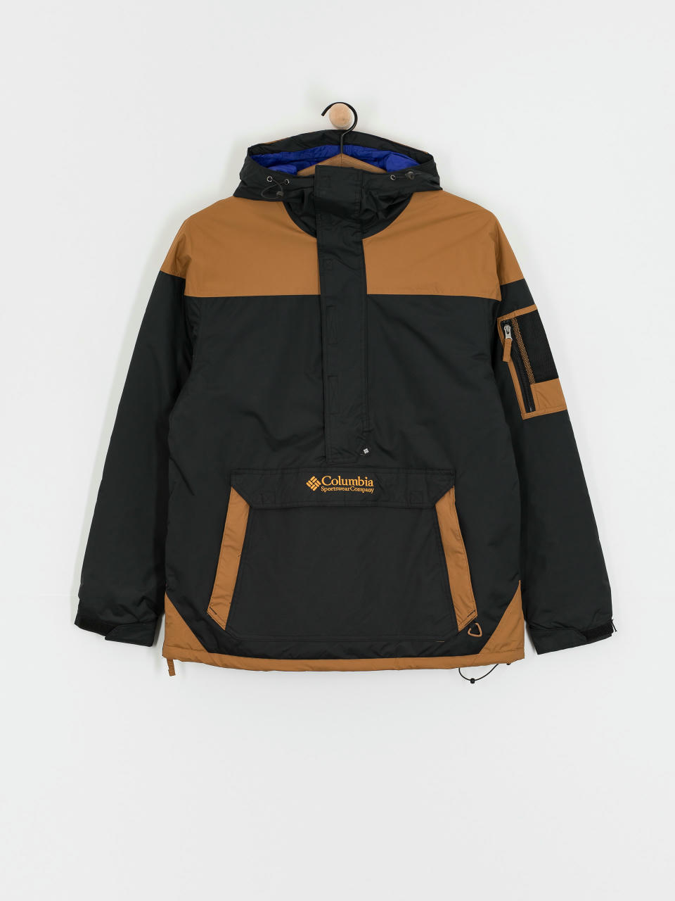 Bunda Columbia Challenger II Insulated Pullover (black camel br)