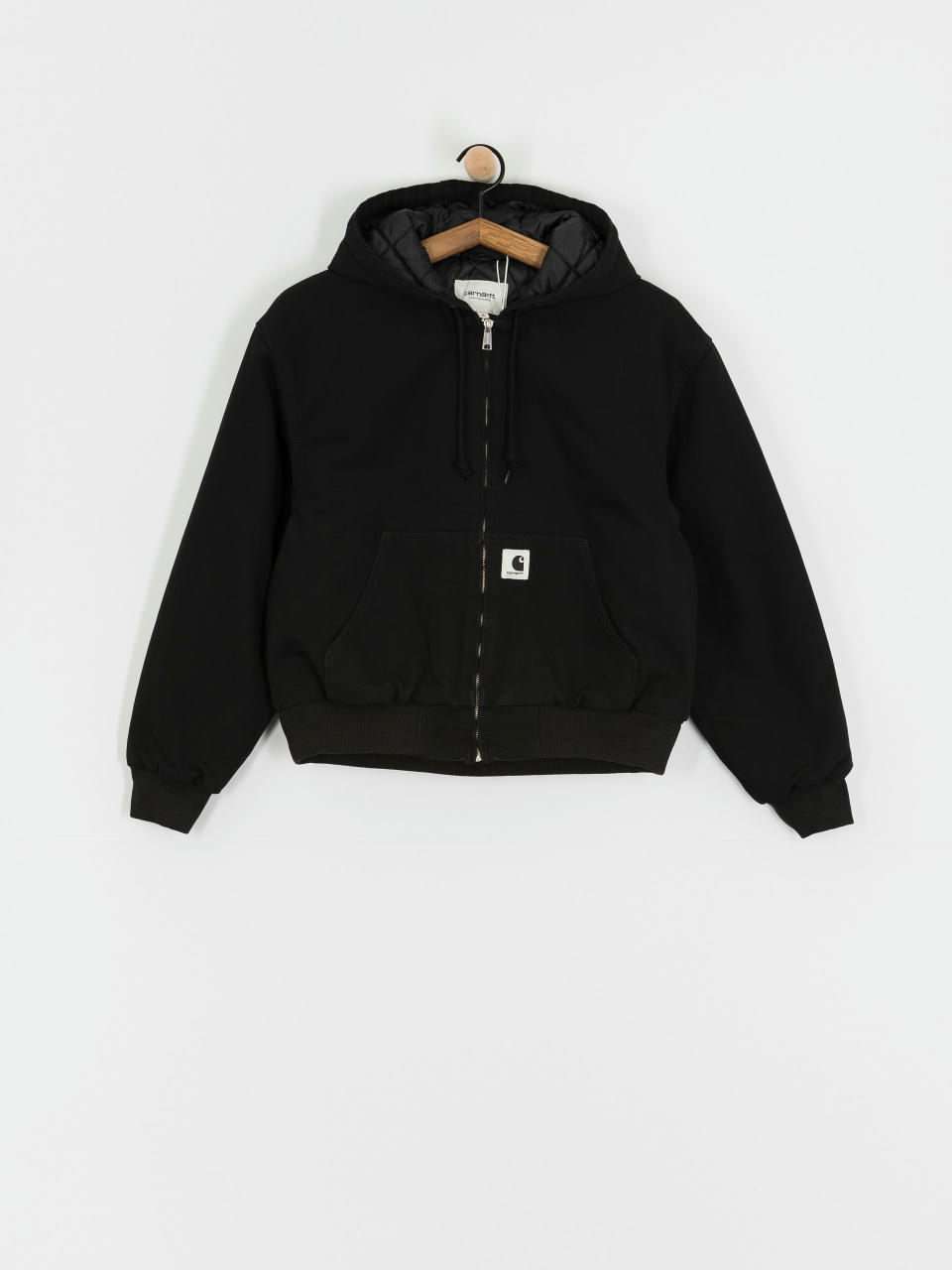 Bunda Carhartt WIP OG Active Wmn (black rinsed canvas)