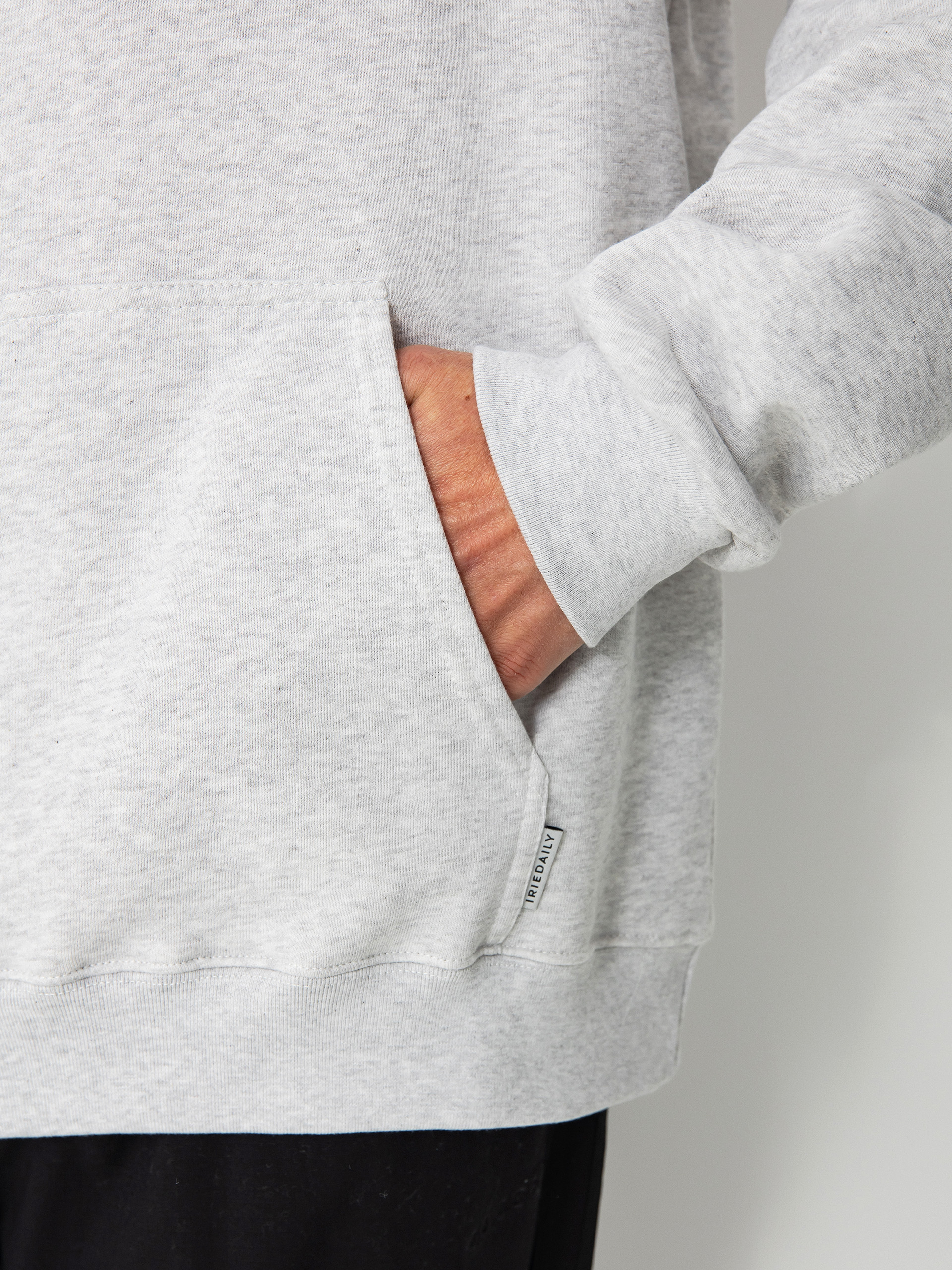 Mikina s kapucňou Iriedaily Change Future HD (ash heather)