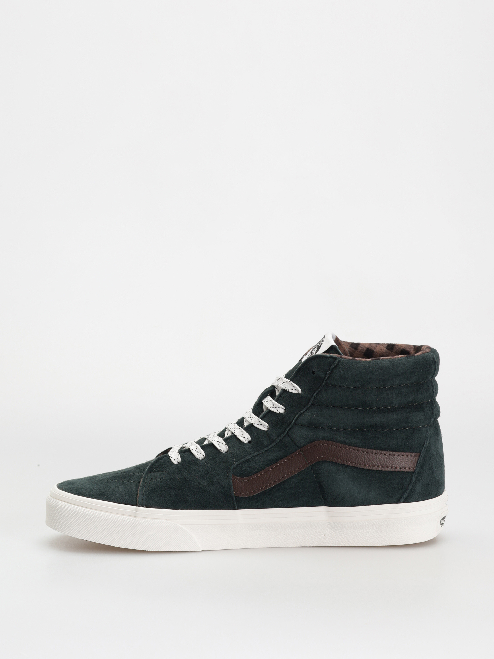 Topánky Vans Sk8 Hi (pig suede plaid scarab)