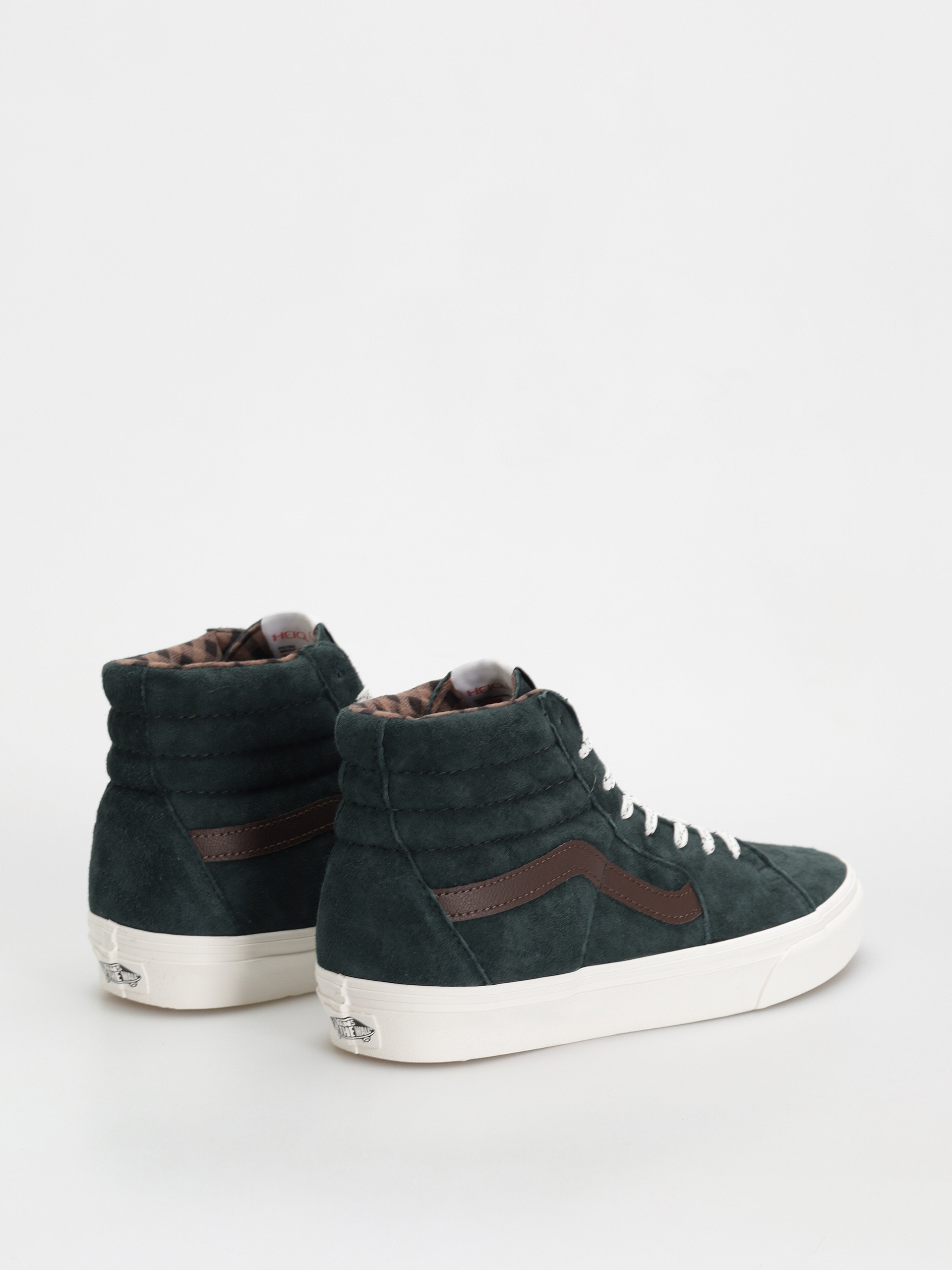 Topánky Vans Sk8 Hi (pig suede plaid scarab)