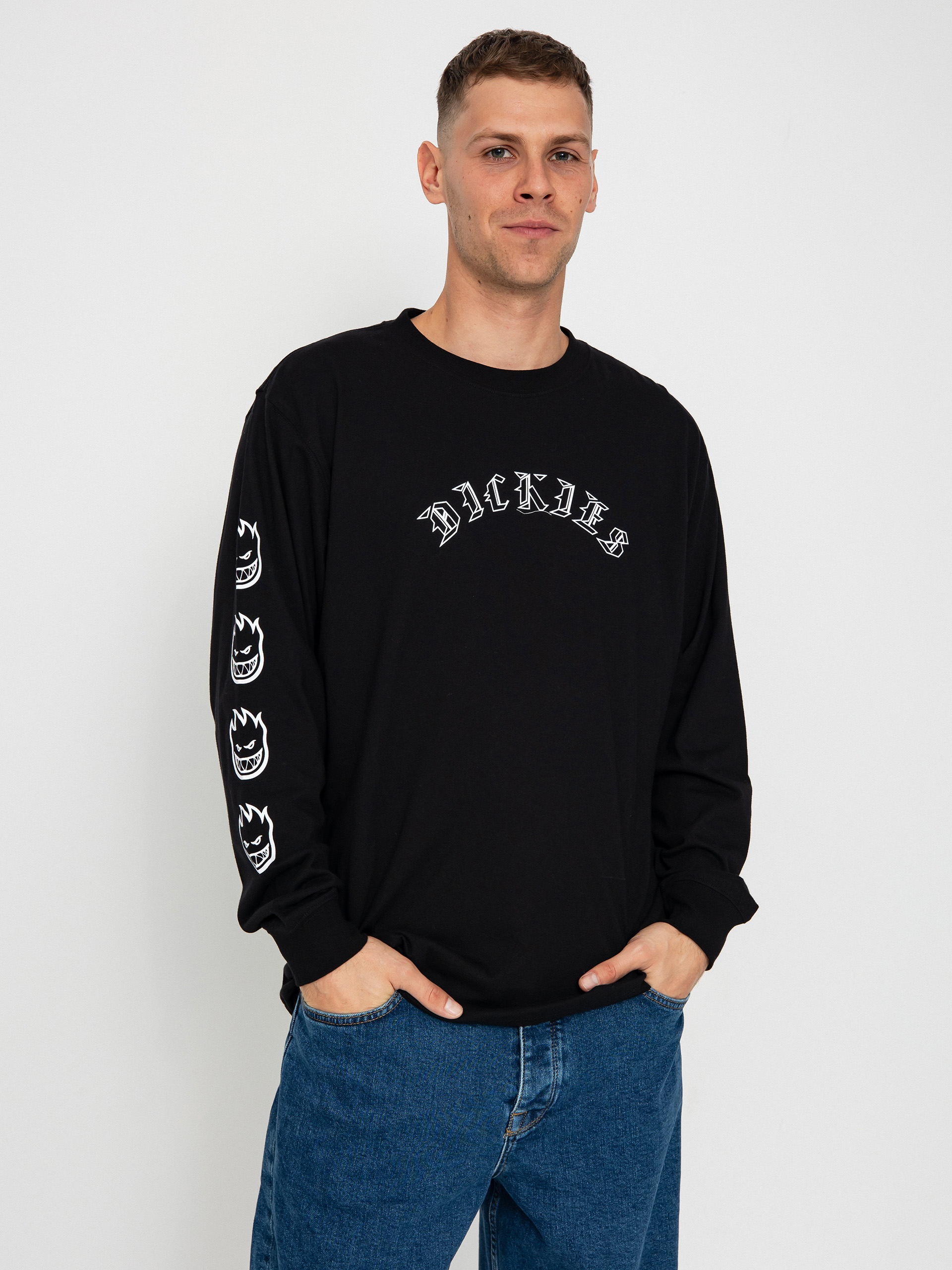 Triko Dickies X Spitfire Long Sleeve (black)