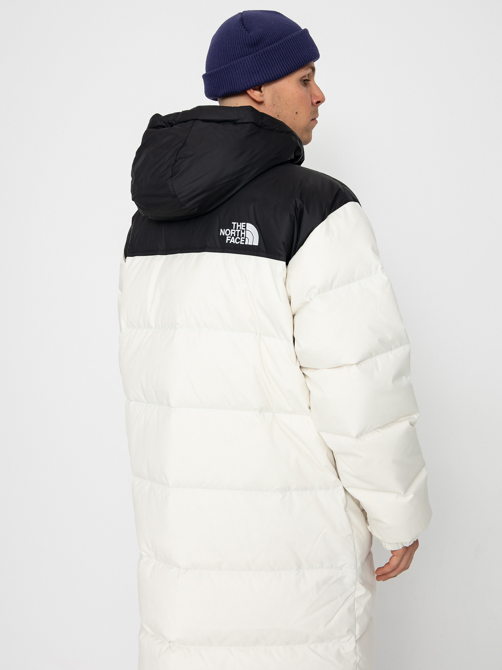 Bunda The North Face Nuptse Parka (white dune/tnf black)