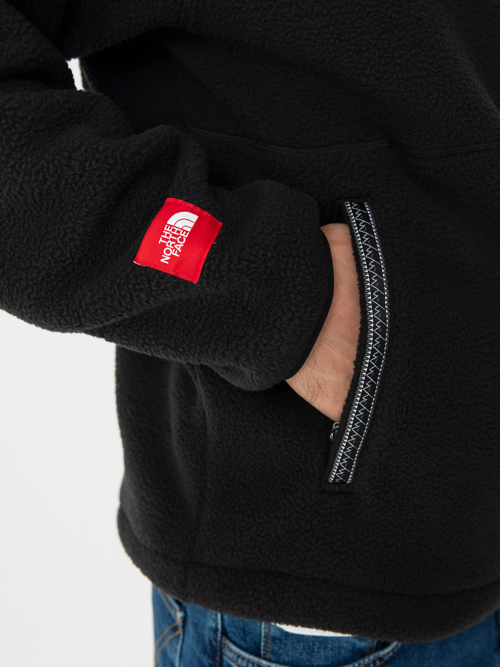Pánsky Flísová mikina The North Face Tnf Fleeski FZ (tnf black)