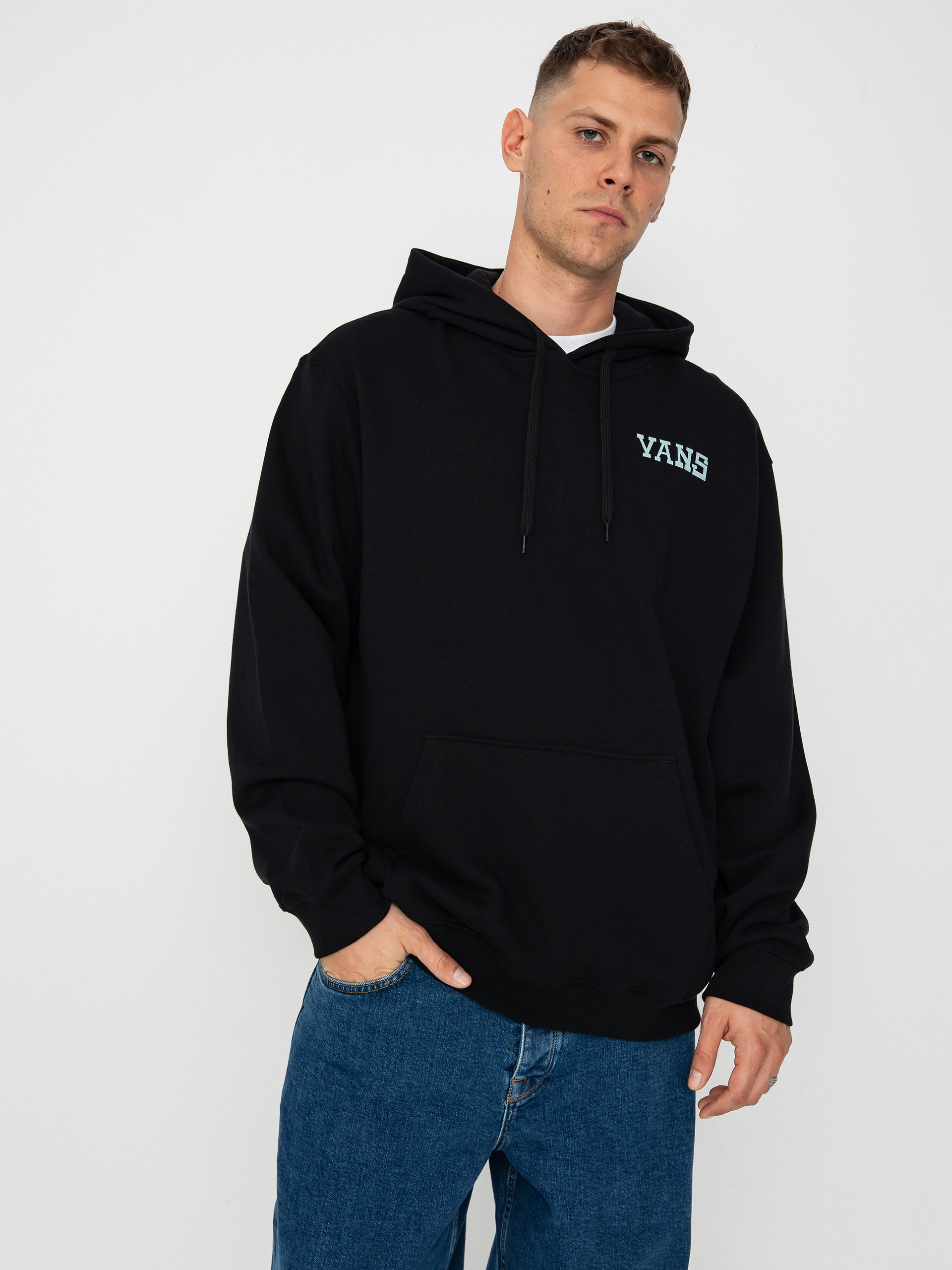 Mikina s kapucňou Vans Nimi Sk8 Loose HD (black)