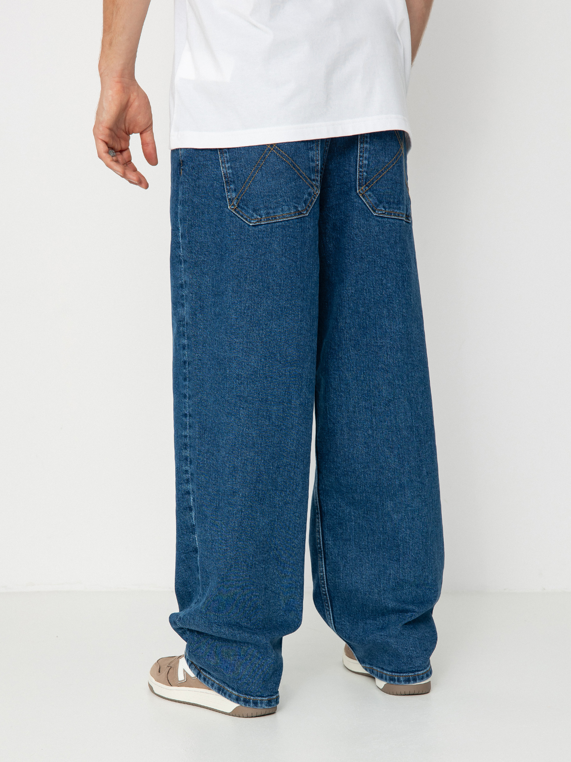 Nohavice Homeboy X Tra Baggy Denim (washed blue)